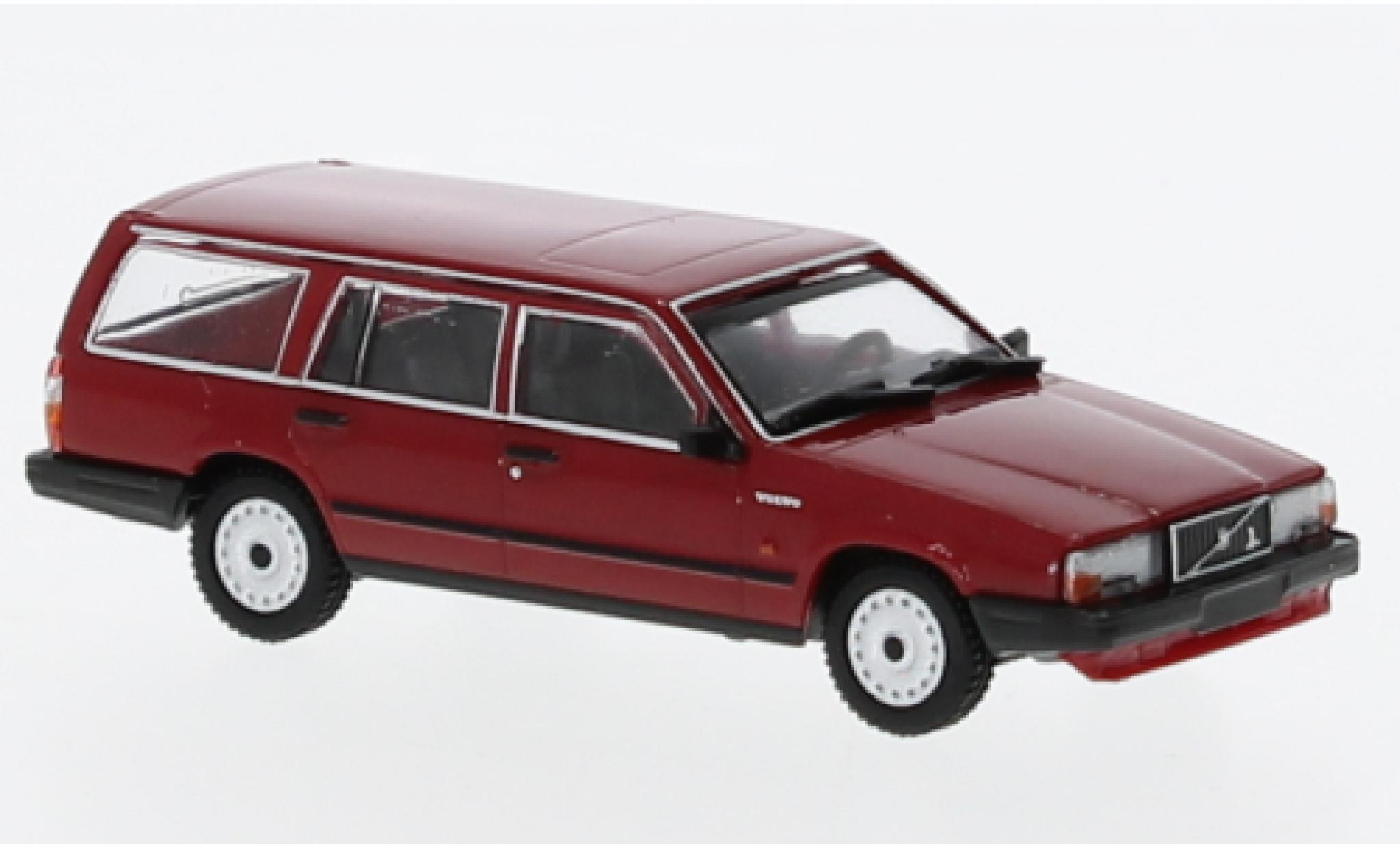 Volvo 740 1/87 Minichamps GL Break rosso 1986 modellino in miniatura