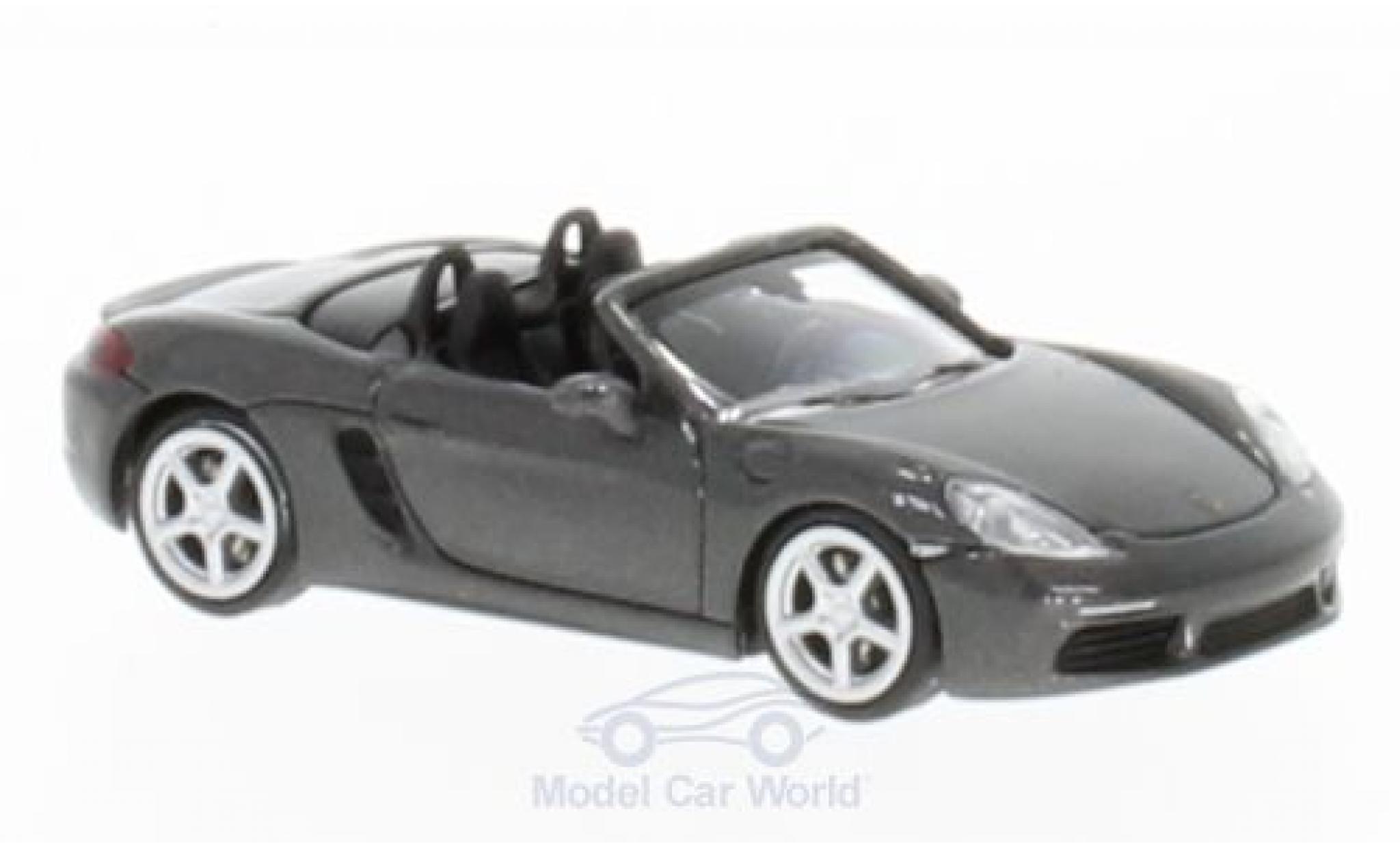 Porsche Boxster 1/87 Minichamps 718 metallico grigio 2016 modellino in miniatura