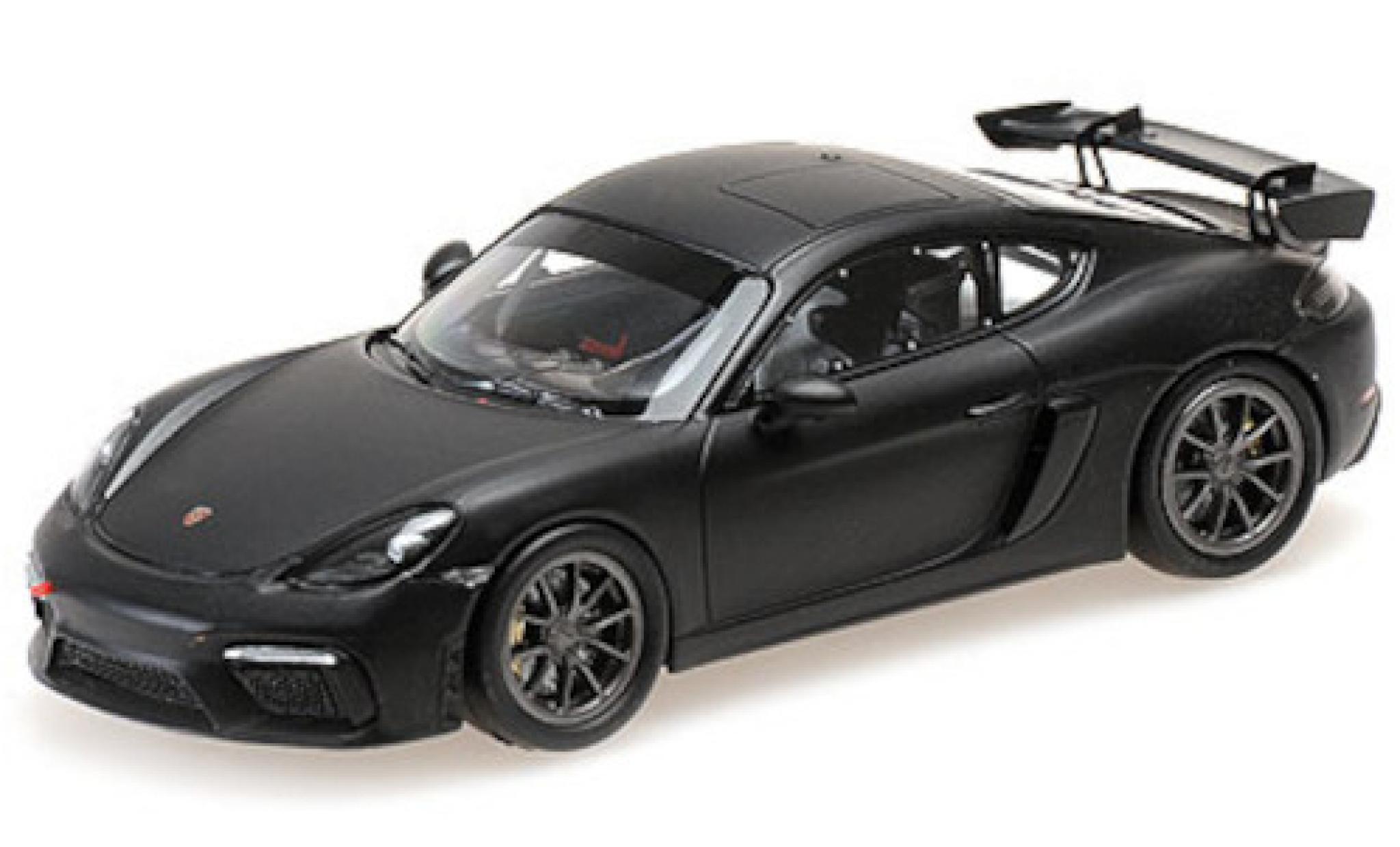 Porsche Cayman GT4 Clubsport 1/43 Minichamps 718 GT4 Clubsport matt-nero 2020 Plain Body modellino in miniatura