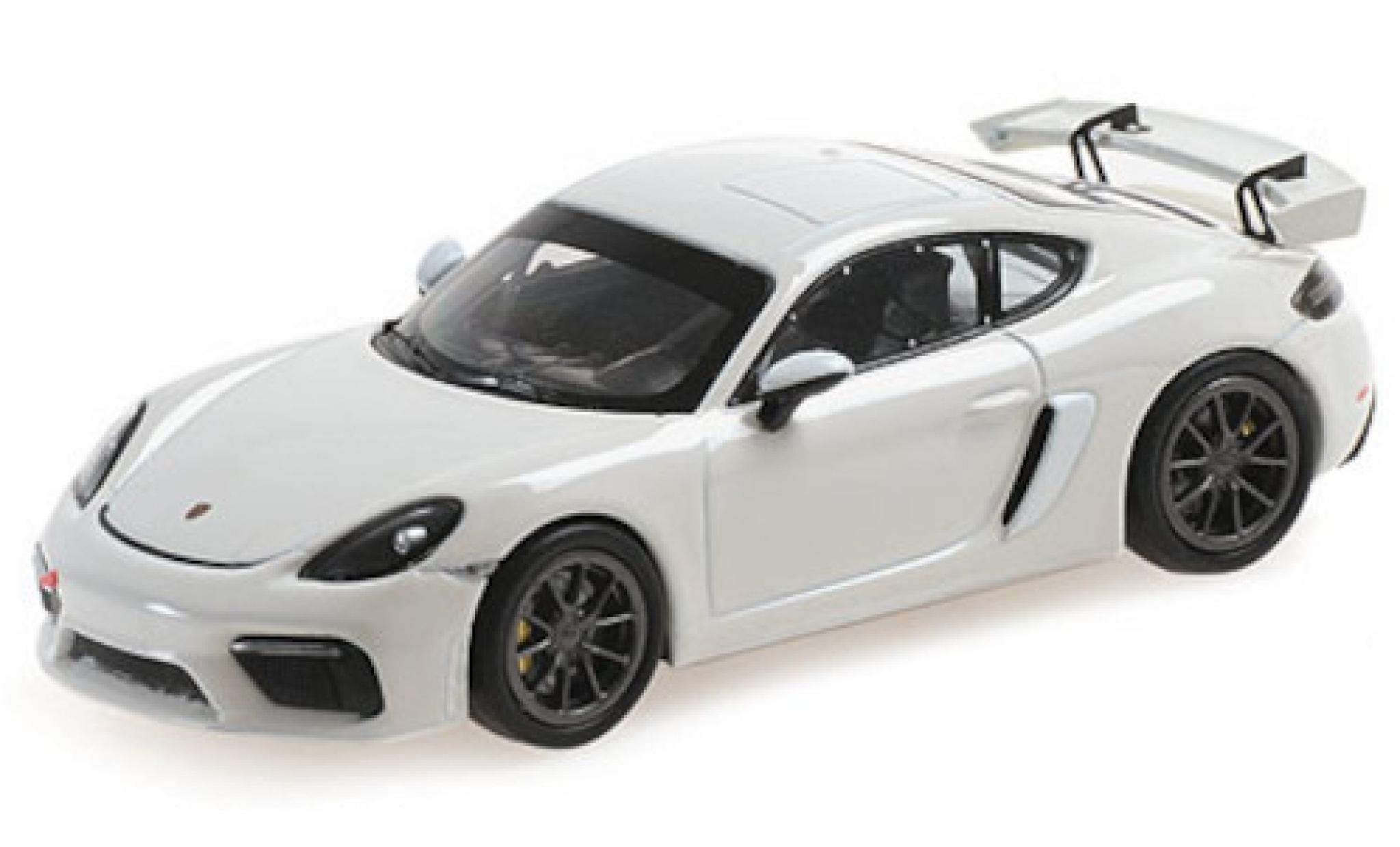 Porsche Cayman GT4 Clubsport 1/43 Minichamps 718 GT4 Clubsport bianco 2020 Plain Body modellino in miniatura