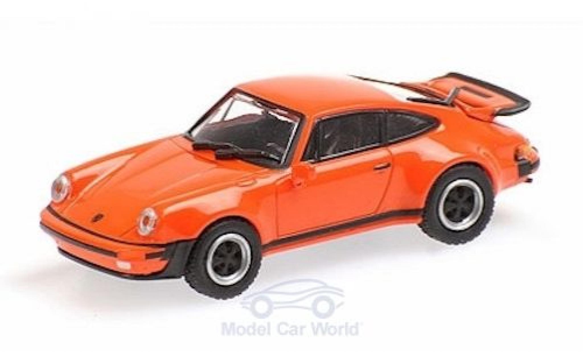 Porsche 930 Turbo 1/87 Minichamps 911 () Turbo orange 1977 modellino in miniatura
