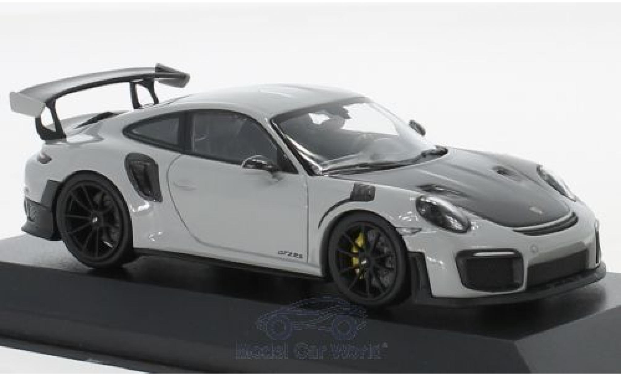 Porsche 991 GT2 RS 1/43 Minichamps 911 (.2) GT2 RS grigio/nero 2018 modellino in miniatura
