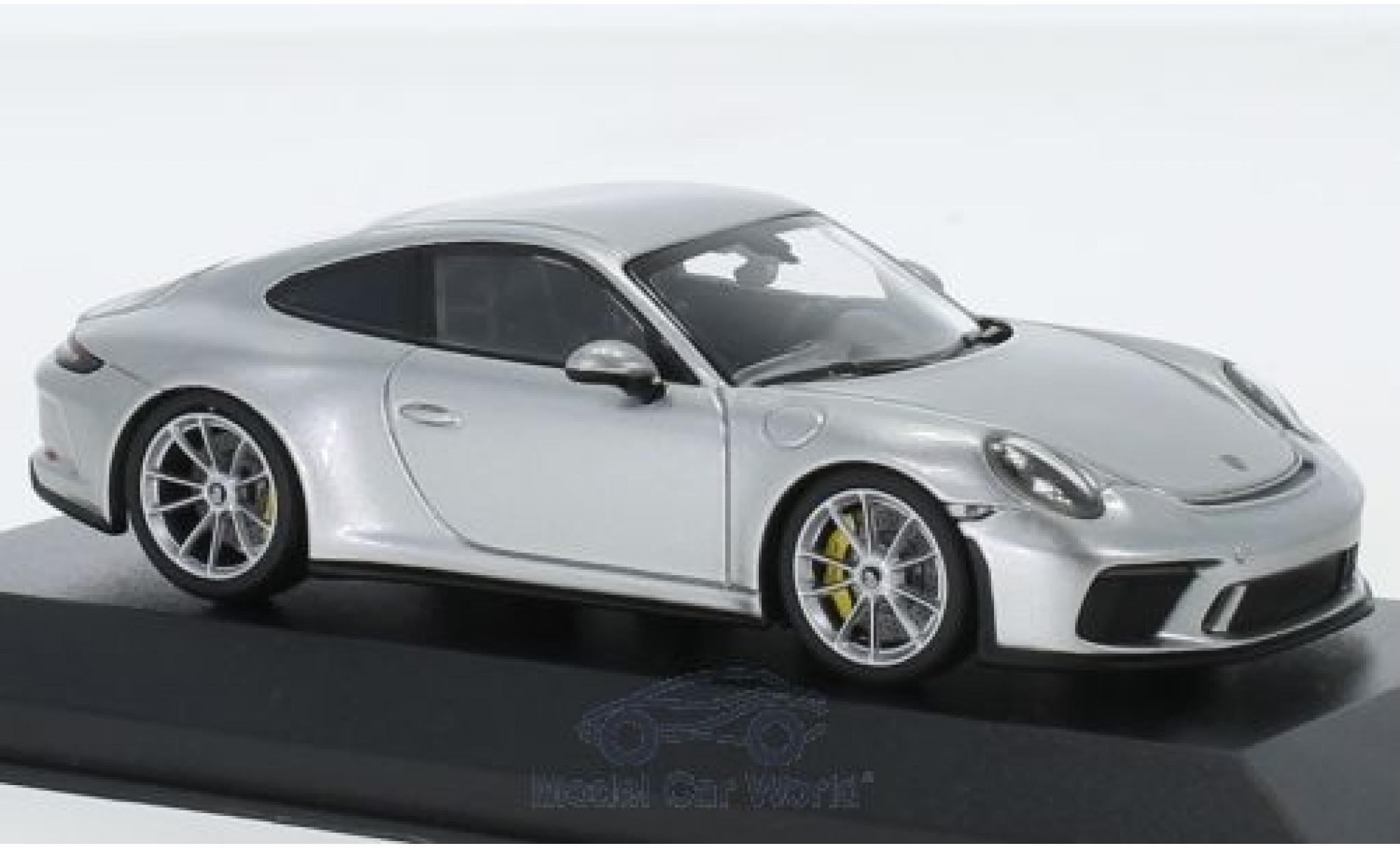 Porsche 991 GT3 1/43 Minichamps 911 (.2) GT3 Touring grigio 2018 modellino in miniatura