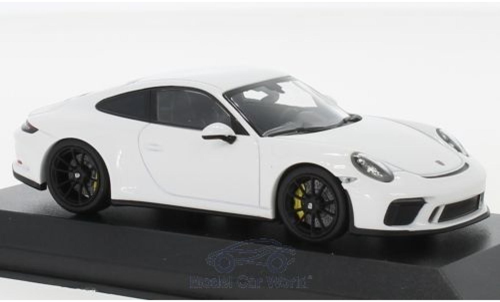 Porsche 991 GT3 1/43 Minichamps 911 (.2) GT3 Touring bianco 2018 modellino in miniatura