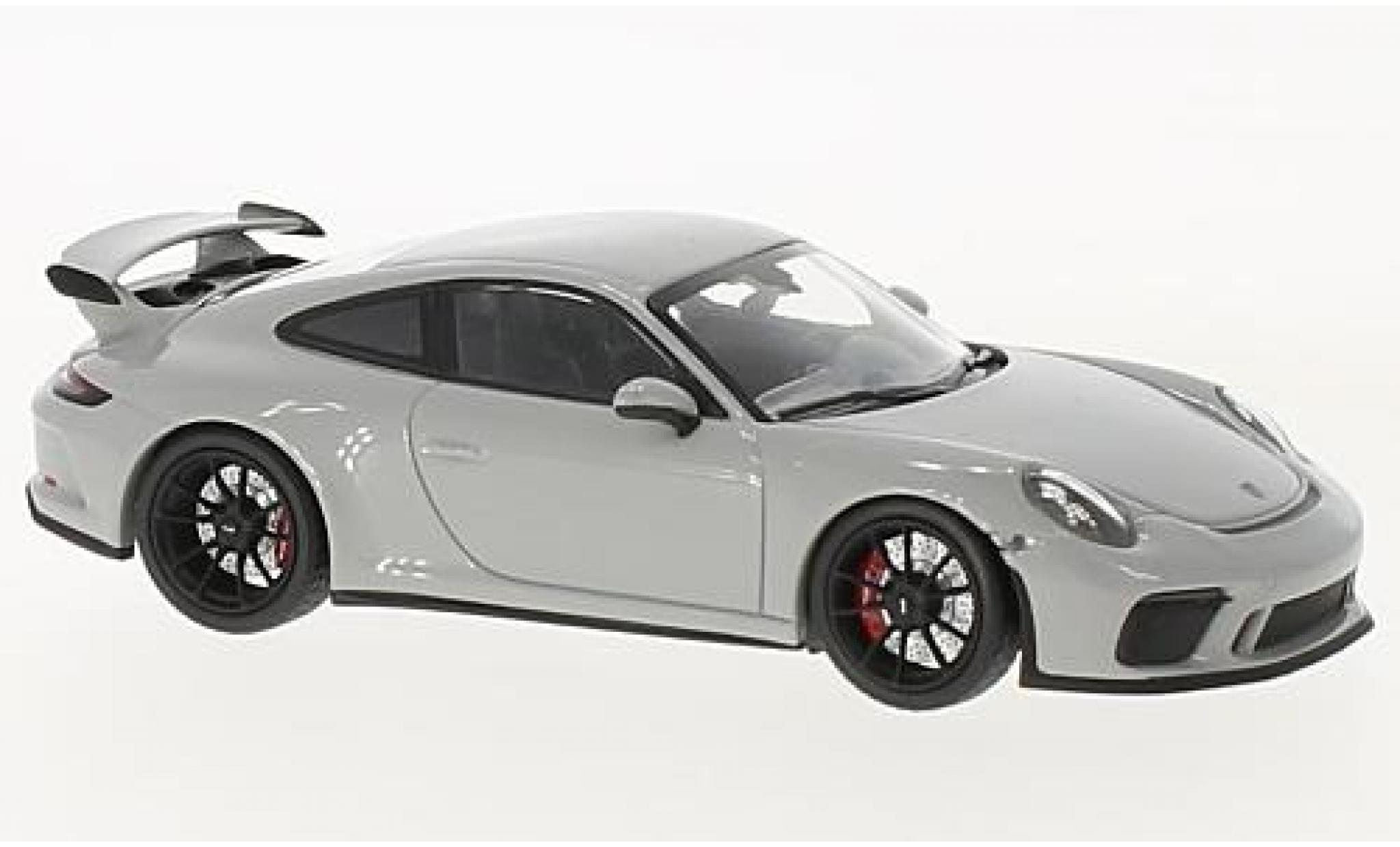 Porsche 991 GT3 1/43 Minichamps 911 () GT3 grigio 2017 modellino in miniatura