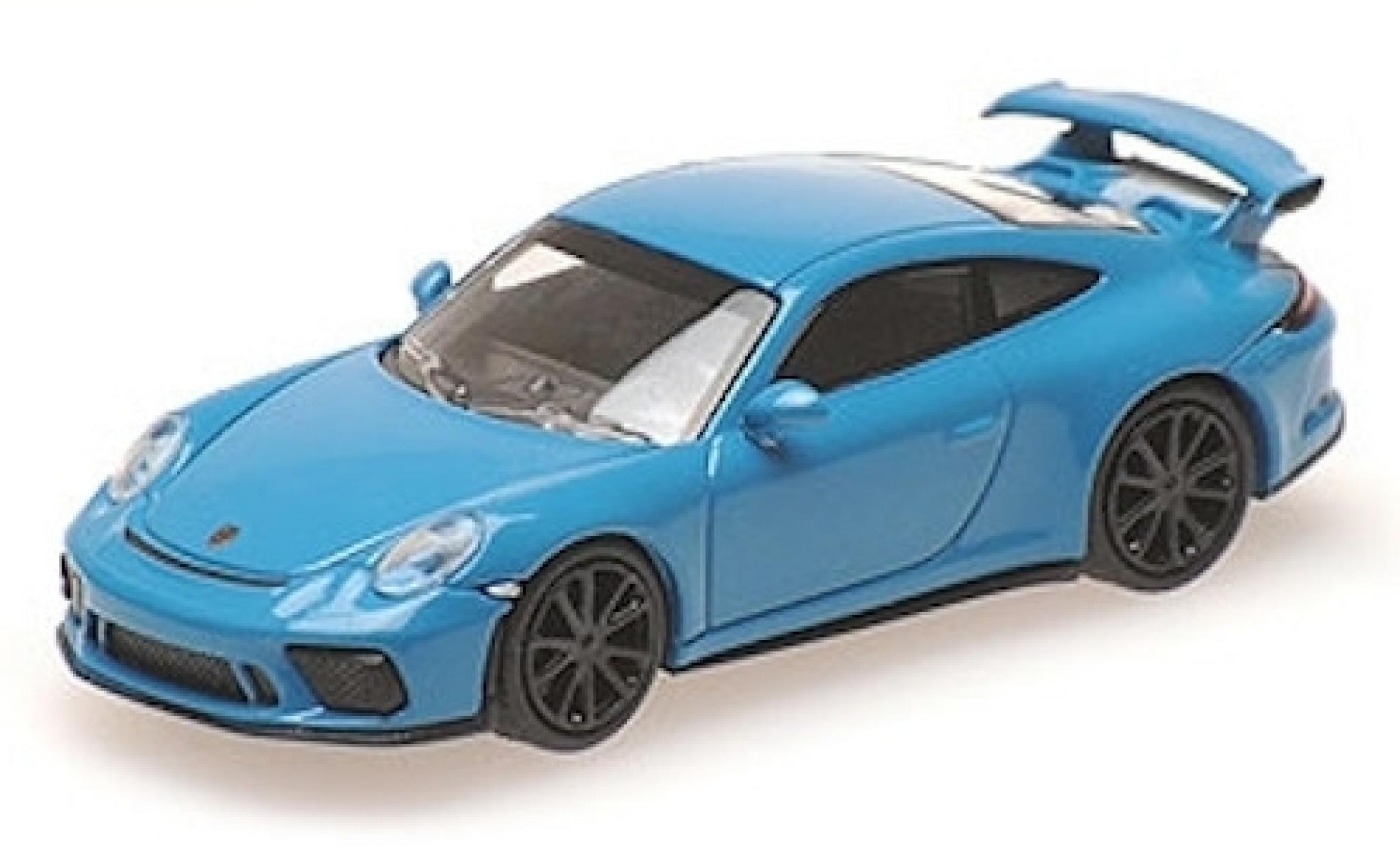 Porsche 991 GT3 1/87 Minichamps 911 () GT3 blu 2017 modellino in miniatura