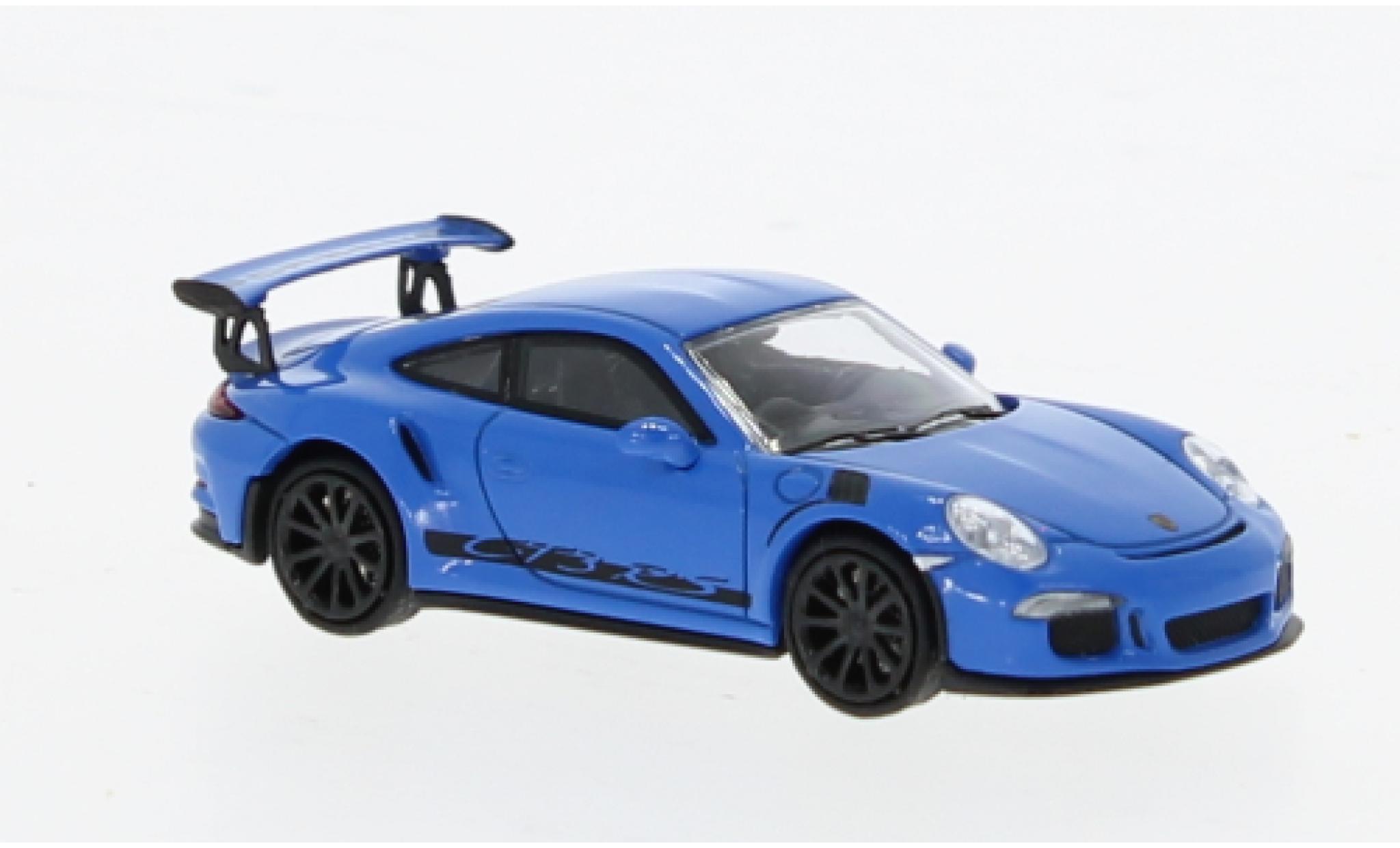 Porsche 991 GT3 RS 1/87 Minichamps 911  blau 2015 1:87 modellino in miniatura