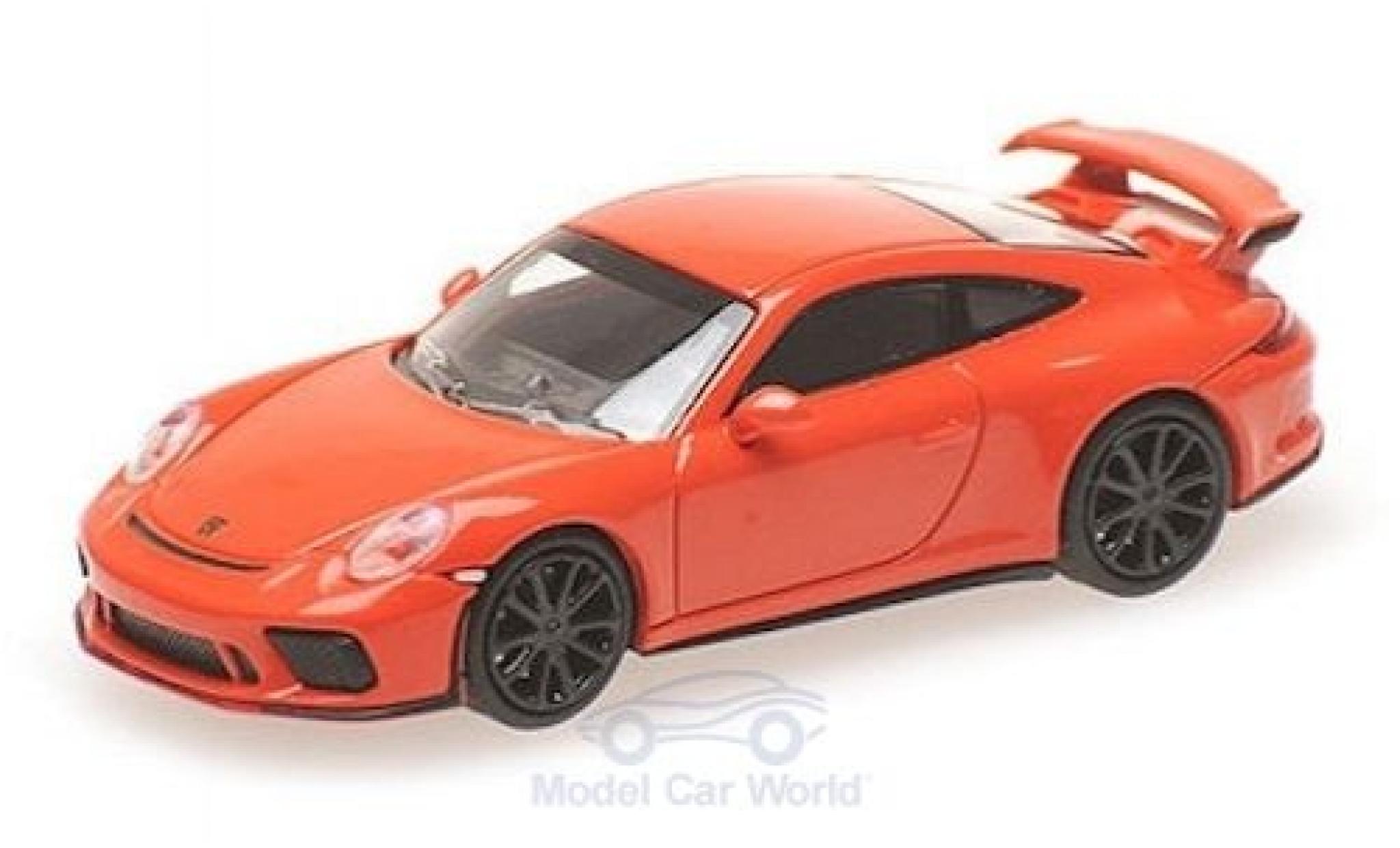 Porsche 991 GT3 1/87 Minichamps 911 ( II) GT3 orange 2017 modellino in miniatura