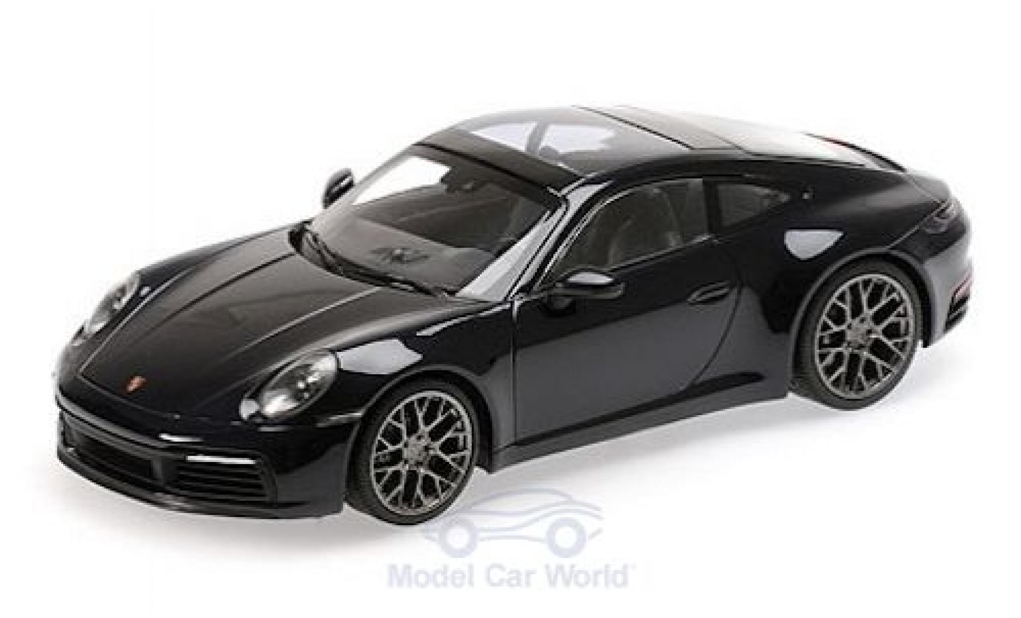 Porsche 992 4S 1/18 Minichamps 911 () Carrera 4S metallico blu 2019 modellino in miniatura