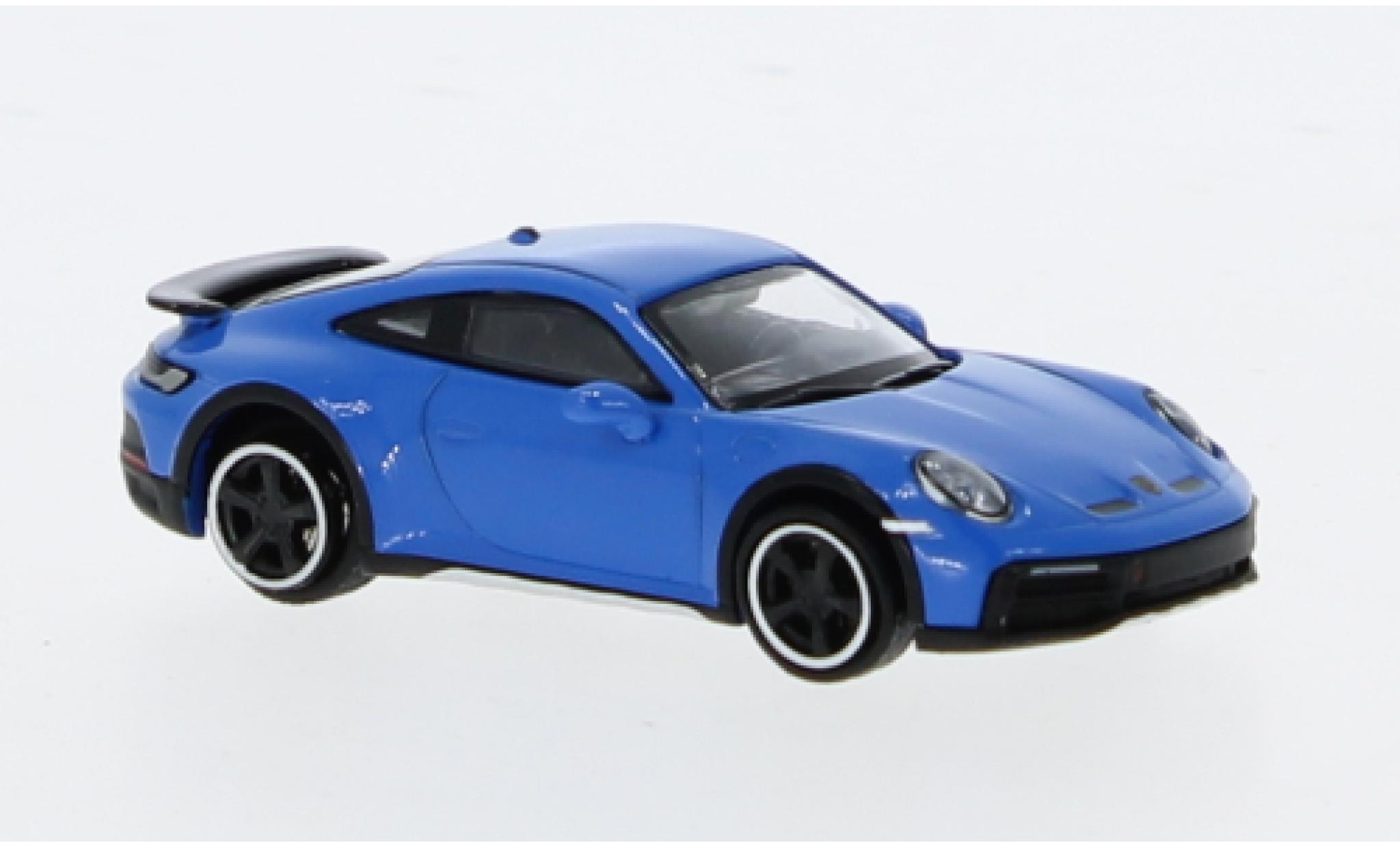 Porsche 992 1/87 Minichamps 911  Dakar blau 2022 1:87 modellino in miniatura