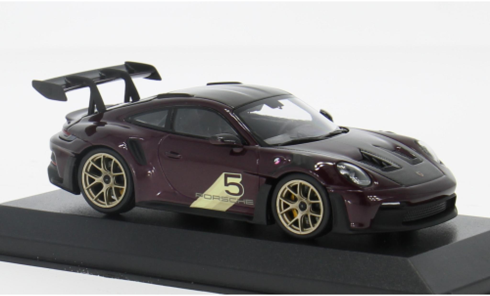 Porsche 992 GT3 R 1/43 Minichamps 911  S metallise violett 2024 1:43 modellino in miniatura