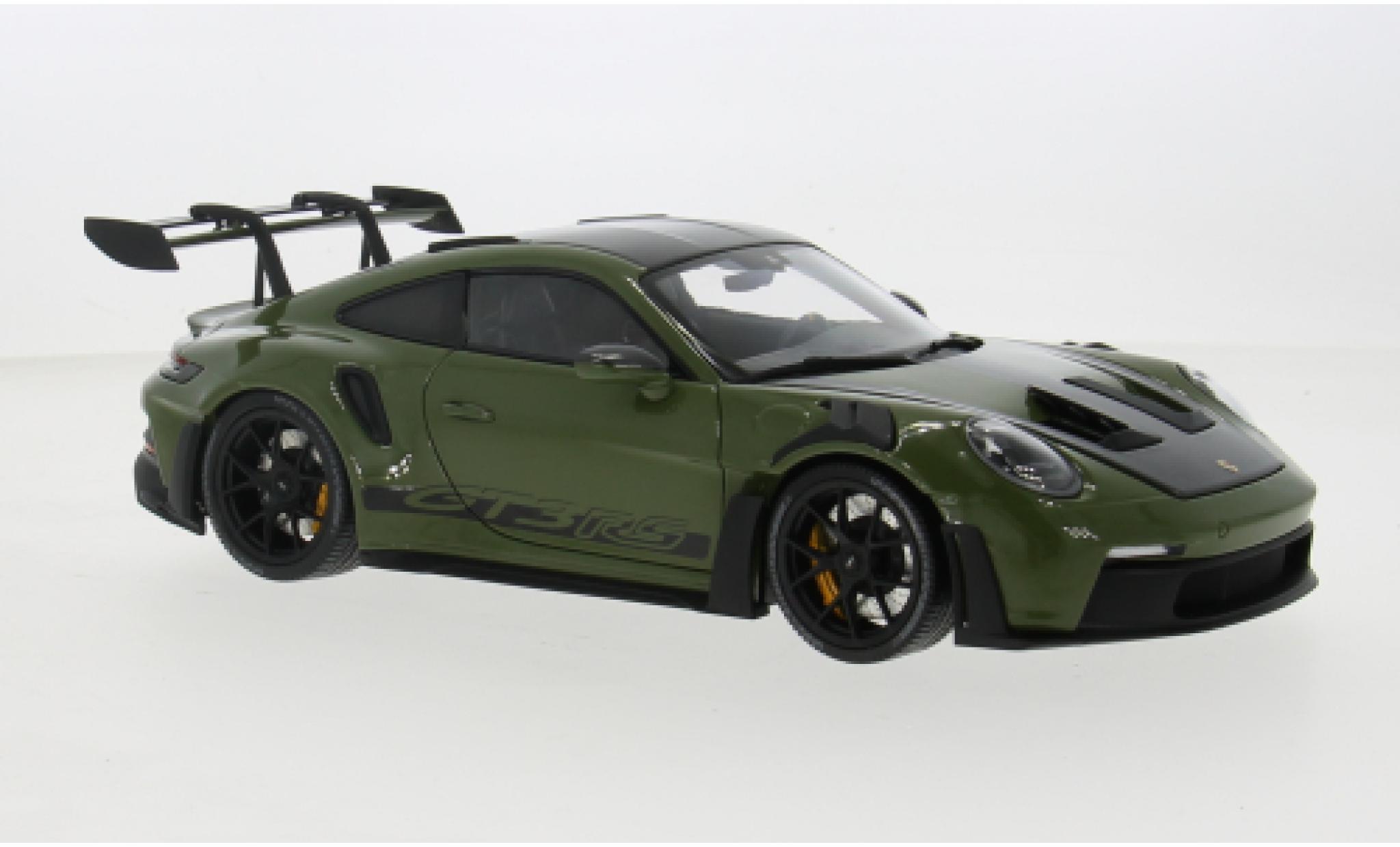 Porsche 992 GT3 R Minichamps 911  S oliv 2024 1:18 modellino in miniatura