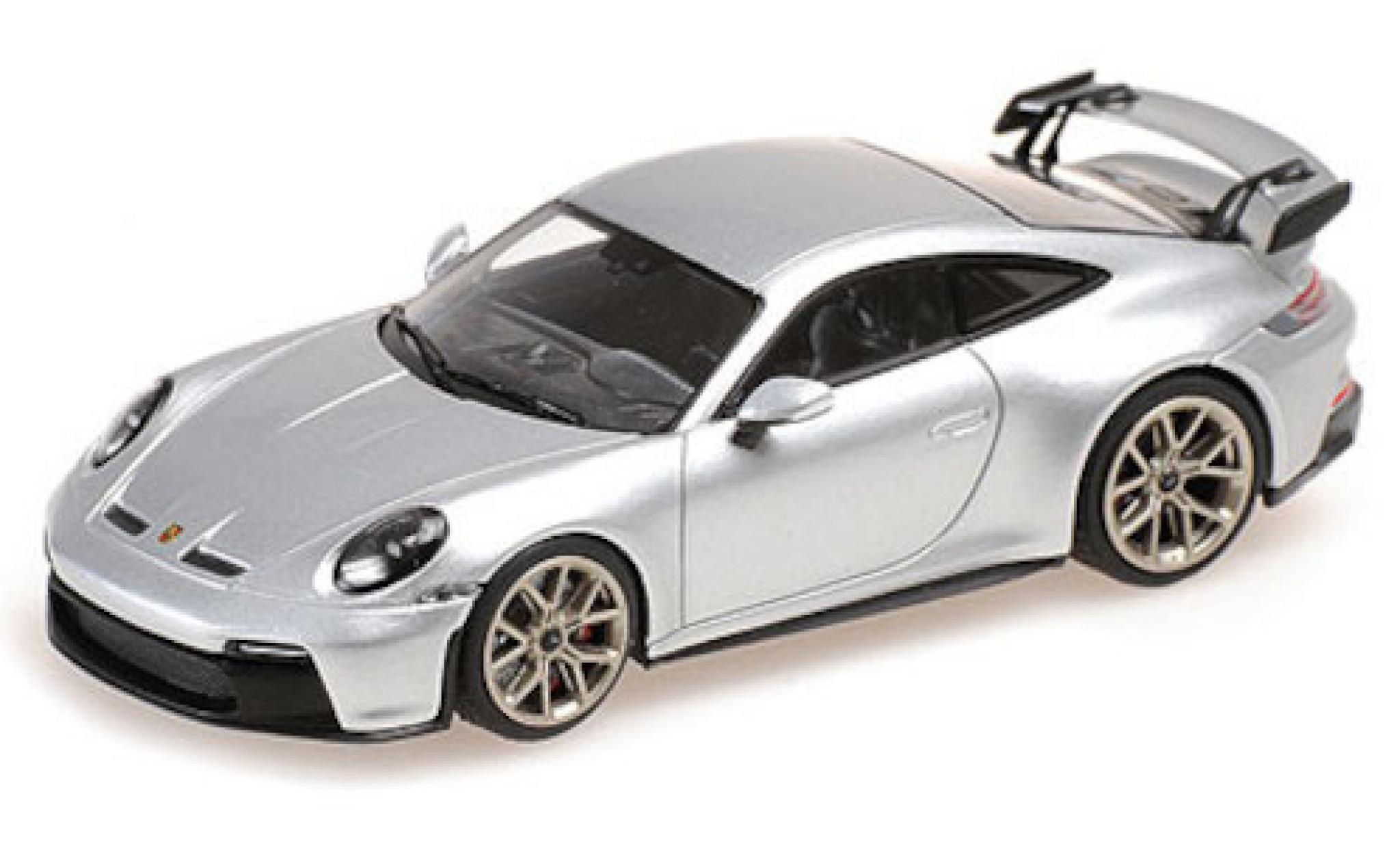 Porsche 992 GT3 1/43 Minichamps 911 () GT3 grigio 2020 modellino in miniatura