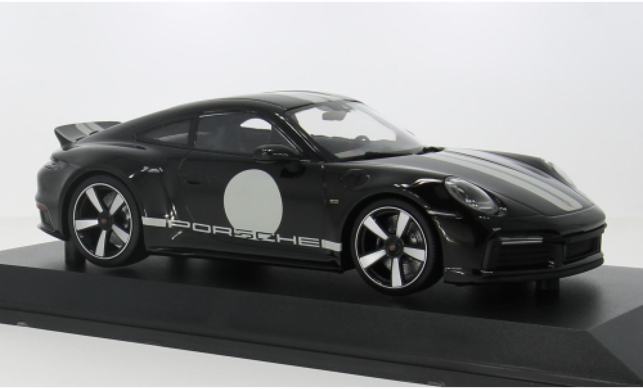 Porsche 992 Minichamps 911  Sport Classic schwarz 2022 1:18 modellino in miniatura