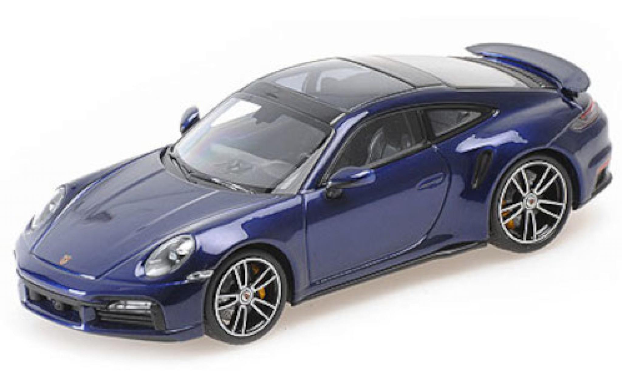 Porsche 992 Turbo s 1/43 Minichamps 911 () Turbo S metallico blu 2020 modellino in miniatura