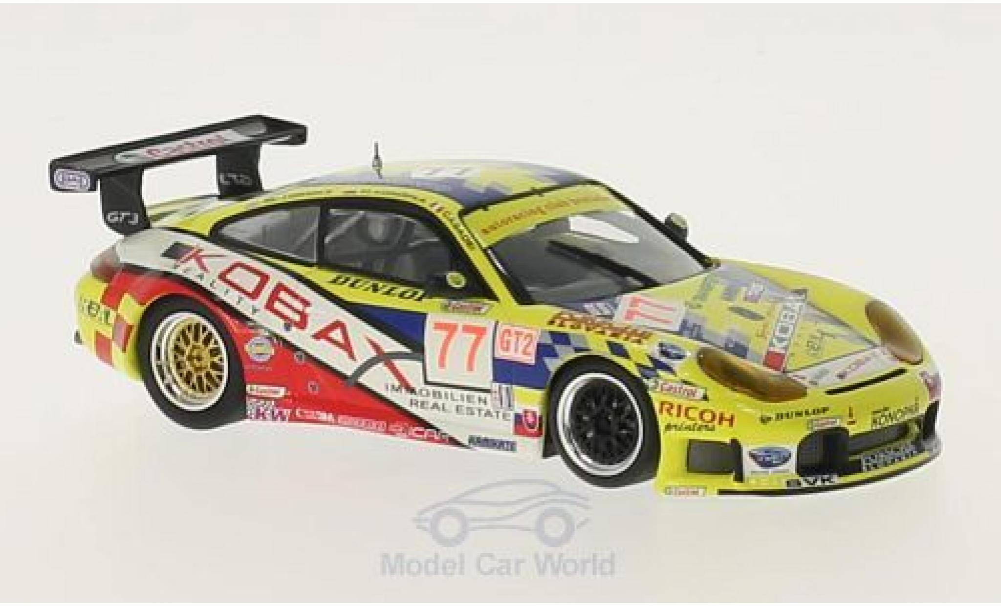 Porsche 997 GT3 RS 1/43 Minichamps 911 (996) GT3 RS No.77 Autoracing Club Bratislava Kobax 2007 M.Konopka/B.McCormick/M.Casadei ohne Vitrine modellino in miniatura