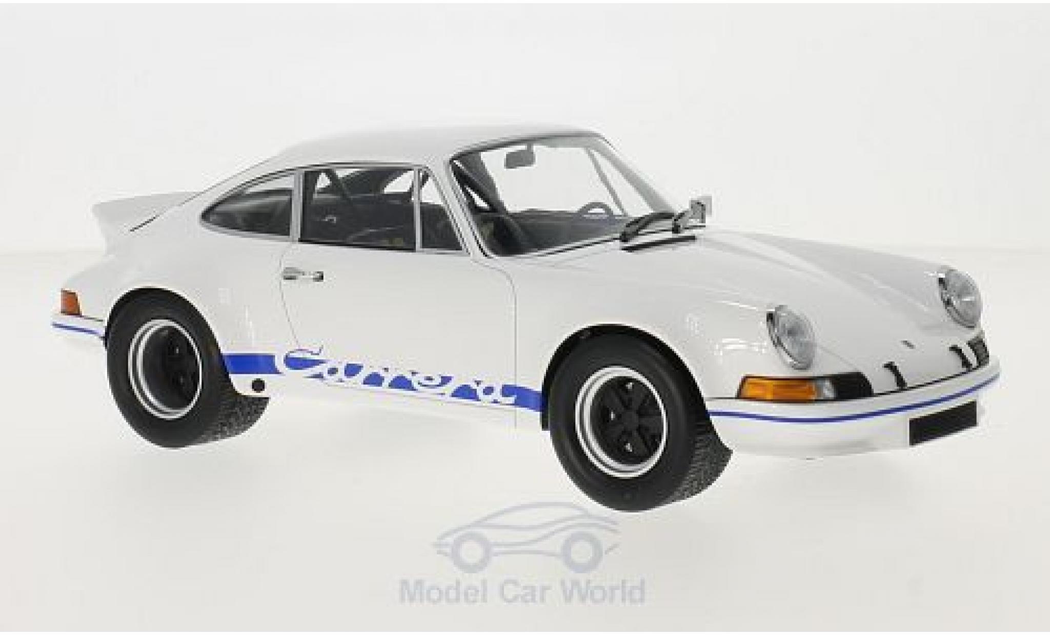 Porsche 911 SC 1/18 Minichamps Carrera RSR 2.7 bianco/blu 1973 modellino in miniatura