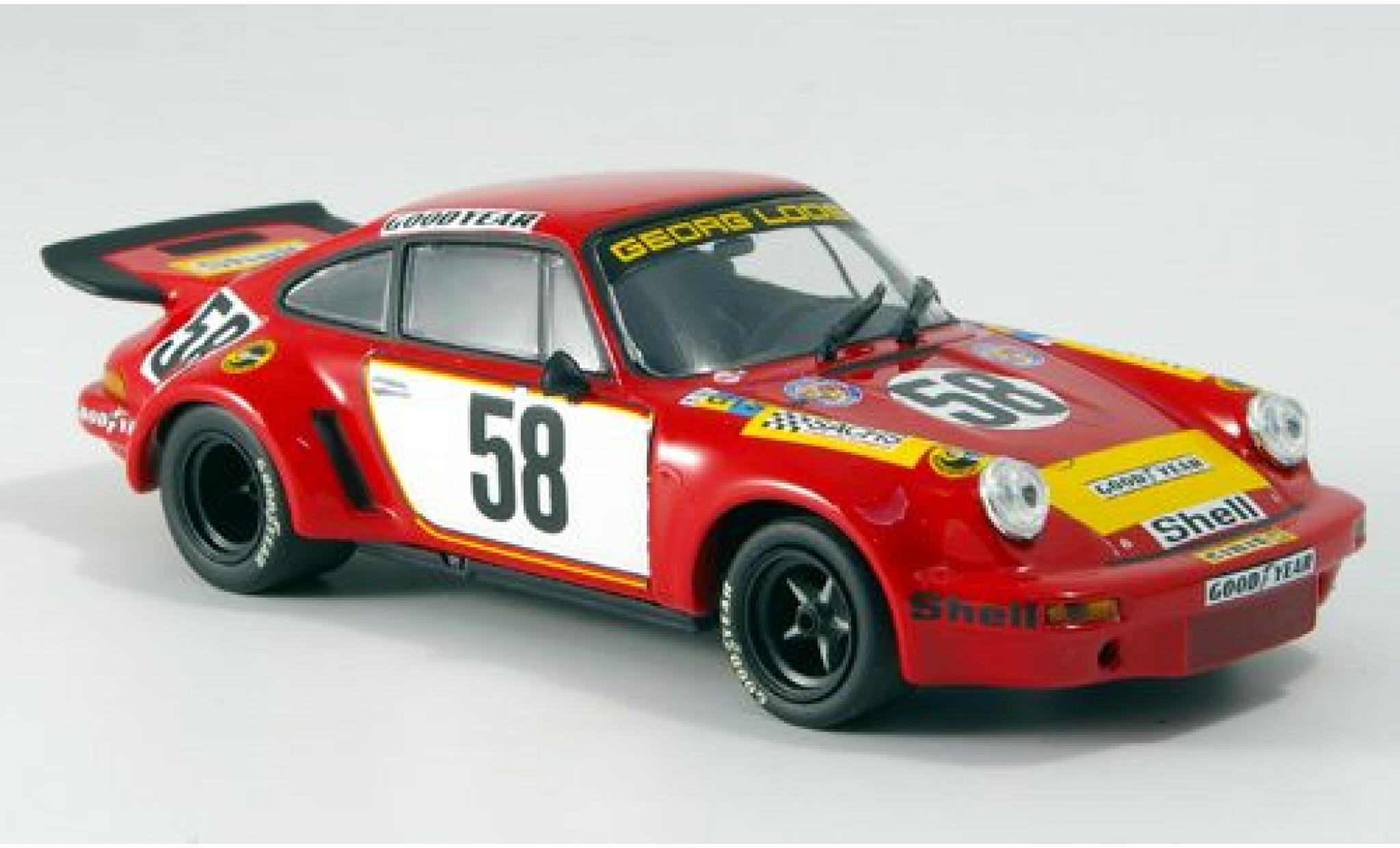 Porsche 930 RSR 1/43 Minichamps 911 Carrera RSR 3.0 No.58 Gelo Racing Team 24h Le Mans 1975 J.Fitzpatrick/G.van Lennep/M.Schurti sans Vitrine modellino in miniatura