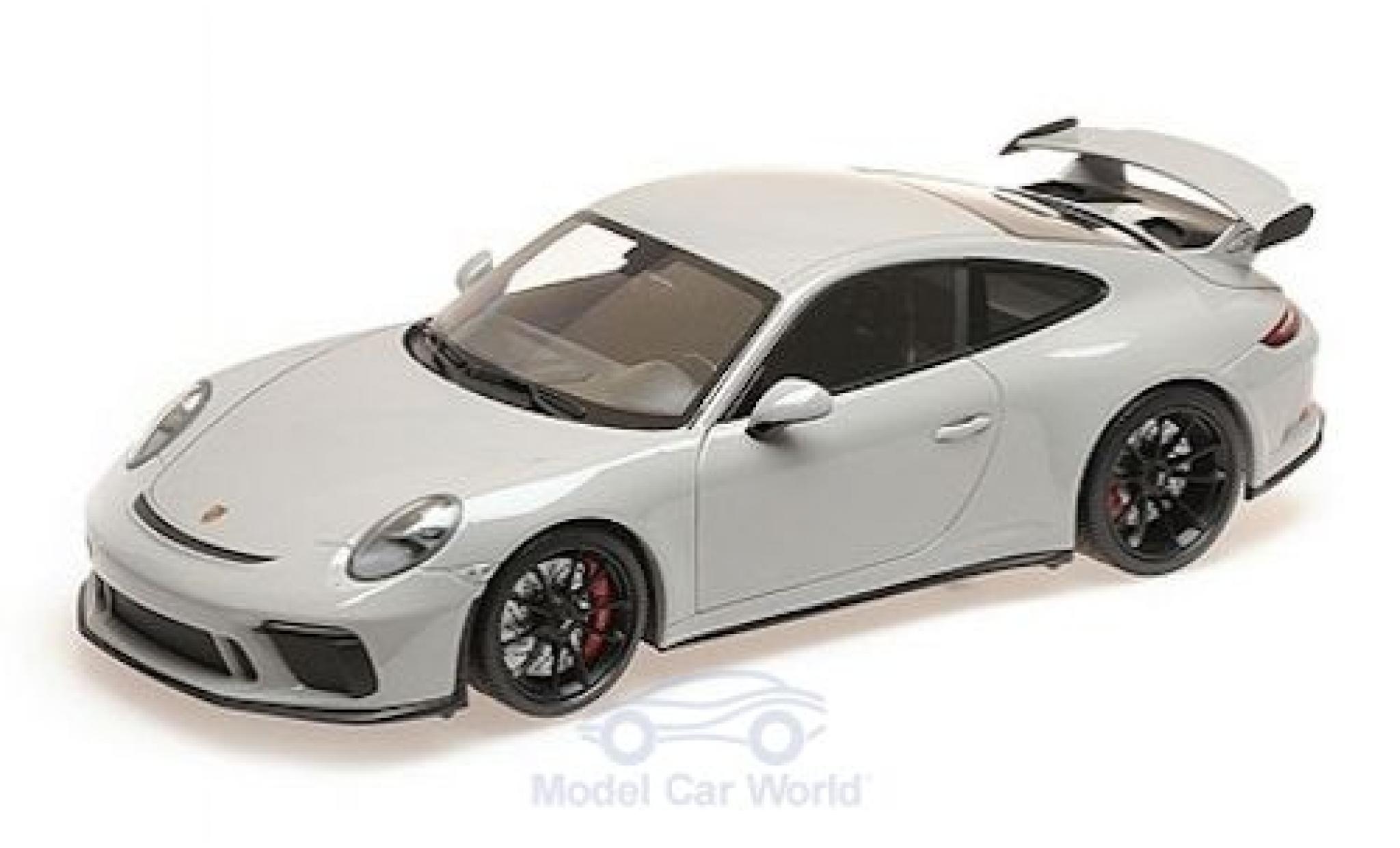Porsche 991 GT3 1/18 Minichamps 911 GT3 grigio 2017 modellino in miniatura