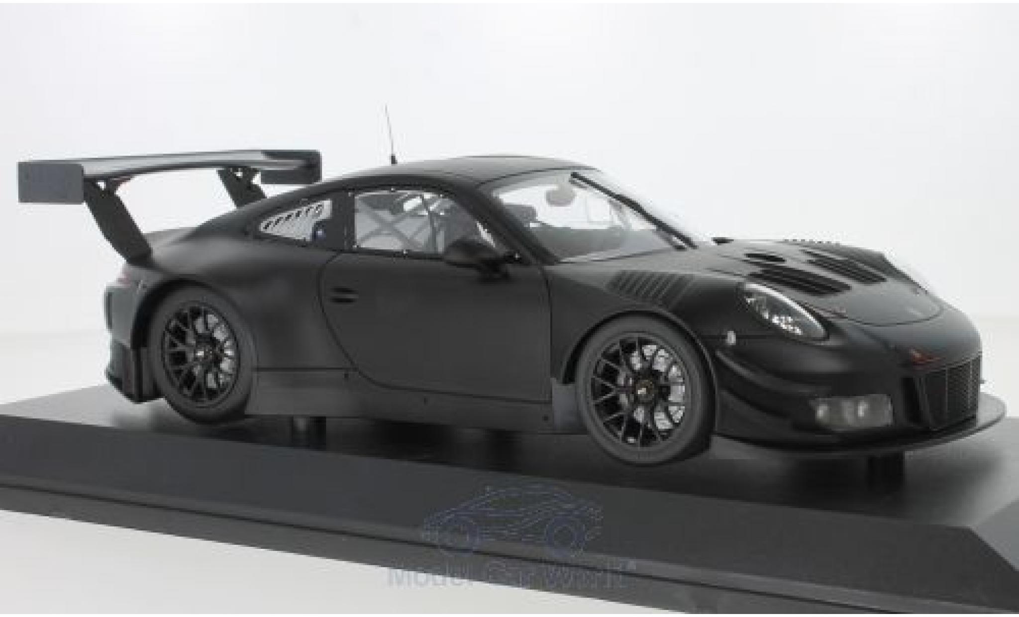 Porsche 991 GT3 R 1/18 Minichamps 911 GT3 R matt-nero 2018 Plainbody Version modellino in miniatura
