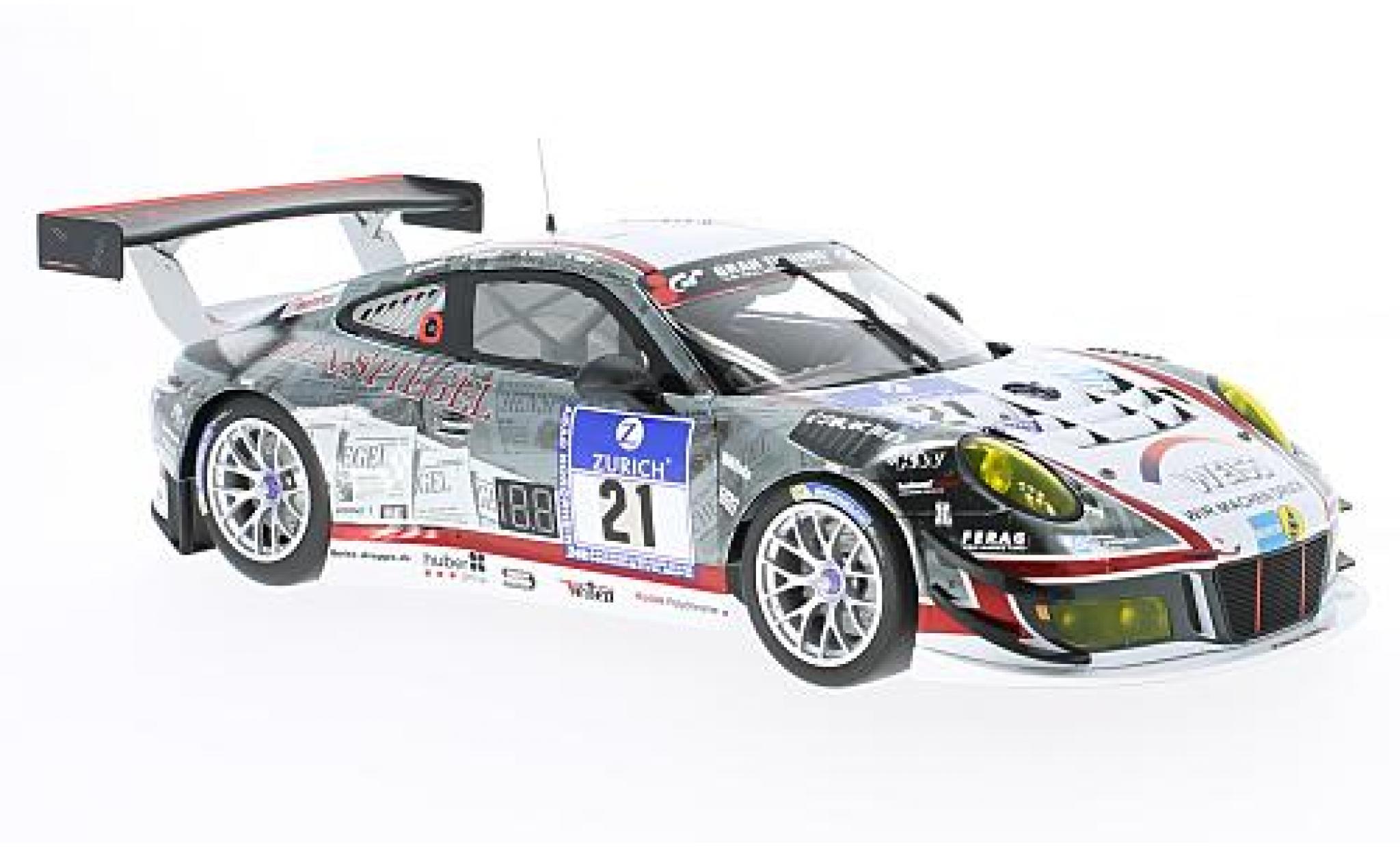 Porsche 991 GT3 R 1/18 Minichamps 911 GT3 R No.21 WTM-Racing Wochenspiegel 24h Nürburgring 2016 M.Stursberg/J.Krumbach/O.Kainz/G.Weiss modellino in miniatura