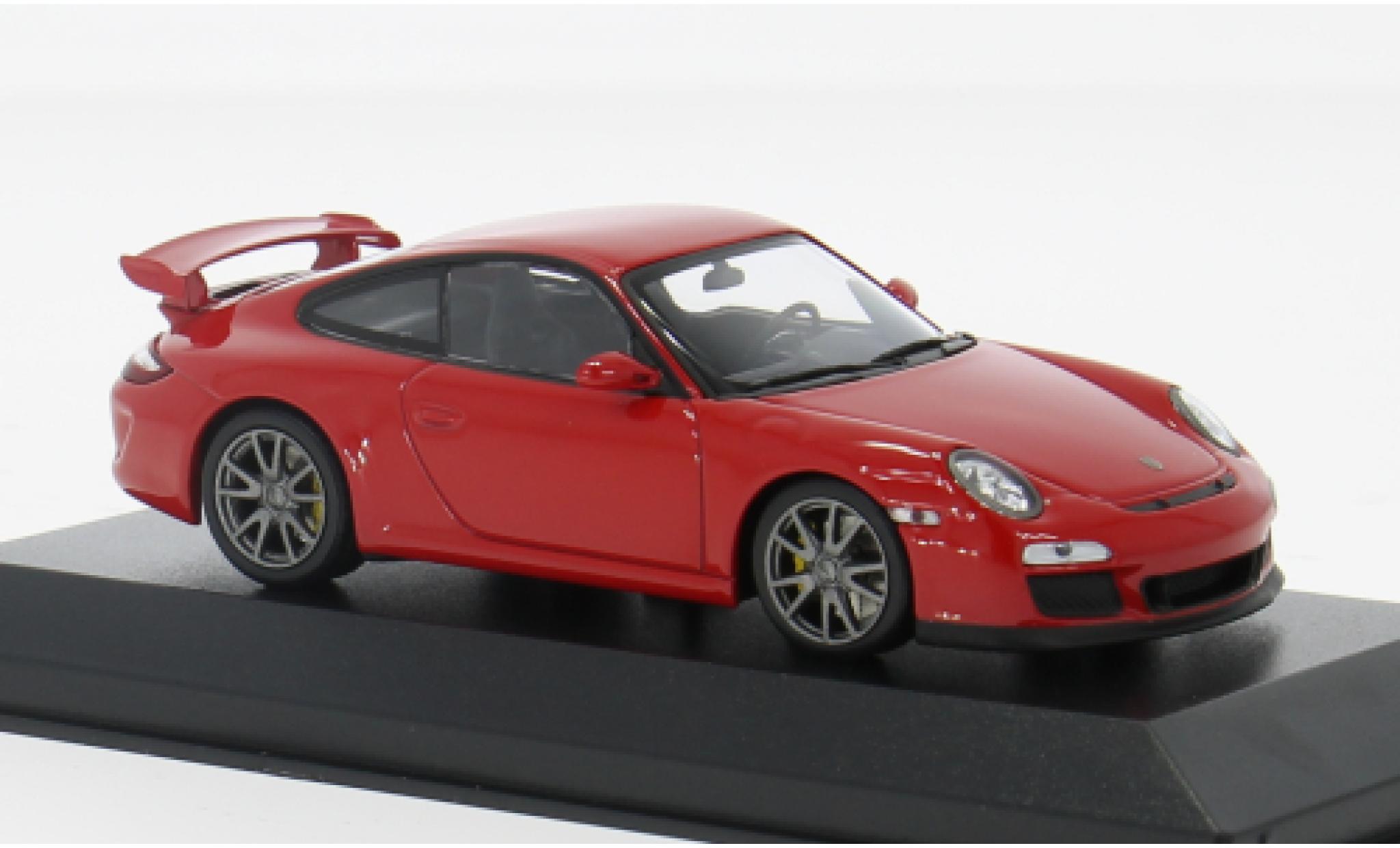Porsche 997 GT3 1/43 Minichamps 911 rot 2009 1:43 modellino in miniatura
