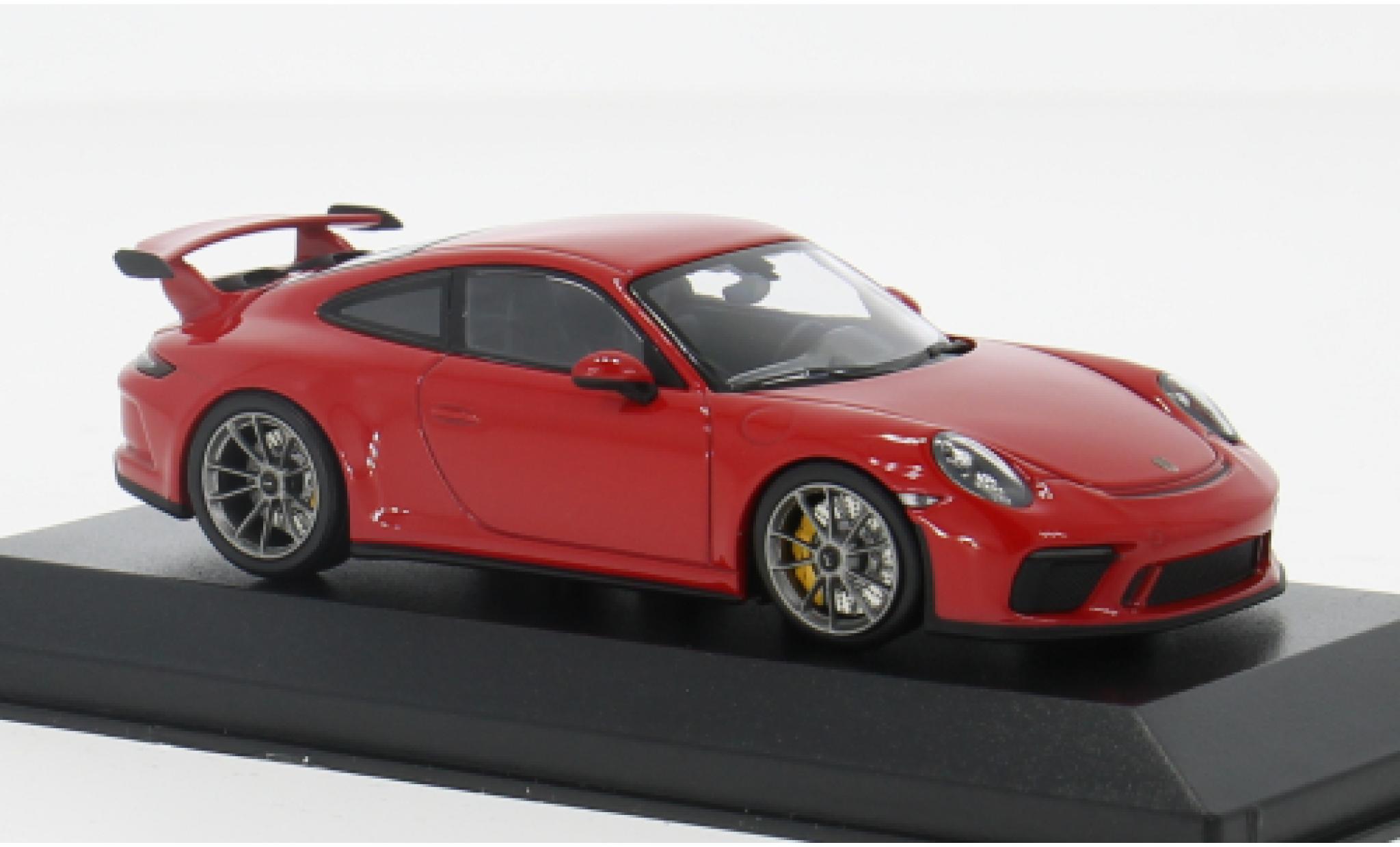 Porsche 991 GT3 1/43 Minichamps 911 rot 2017 1:43 modellino in miniatura