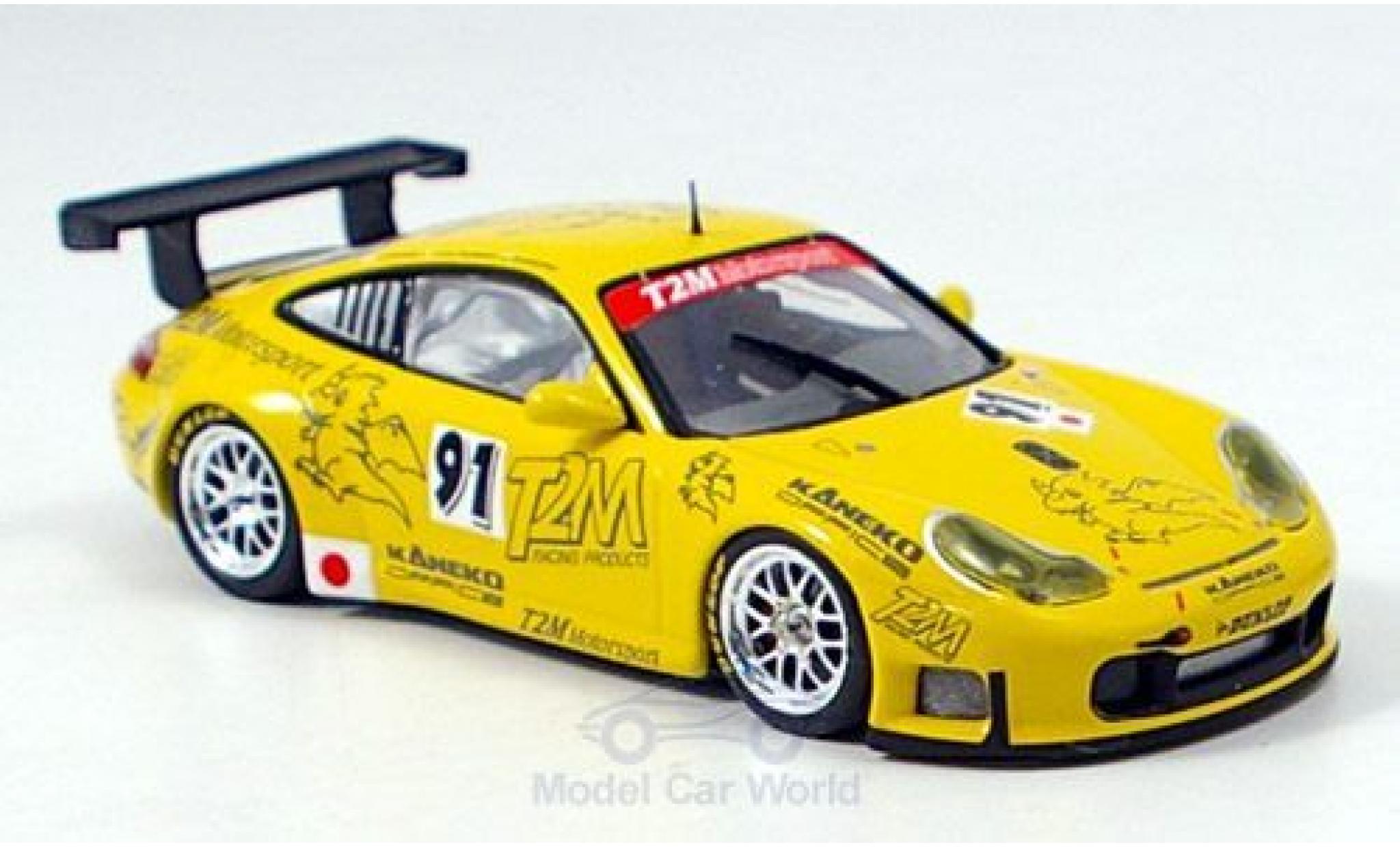 Porsche 997 GT3 RS 1/43 Minichamps 911 GT3 RS No.91 Essais du Mans 2006 Yamagishi/de Fournoux/Konopka modellino in miniatura