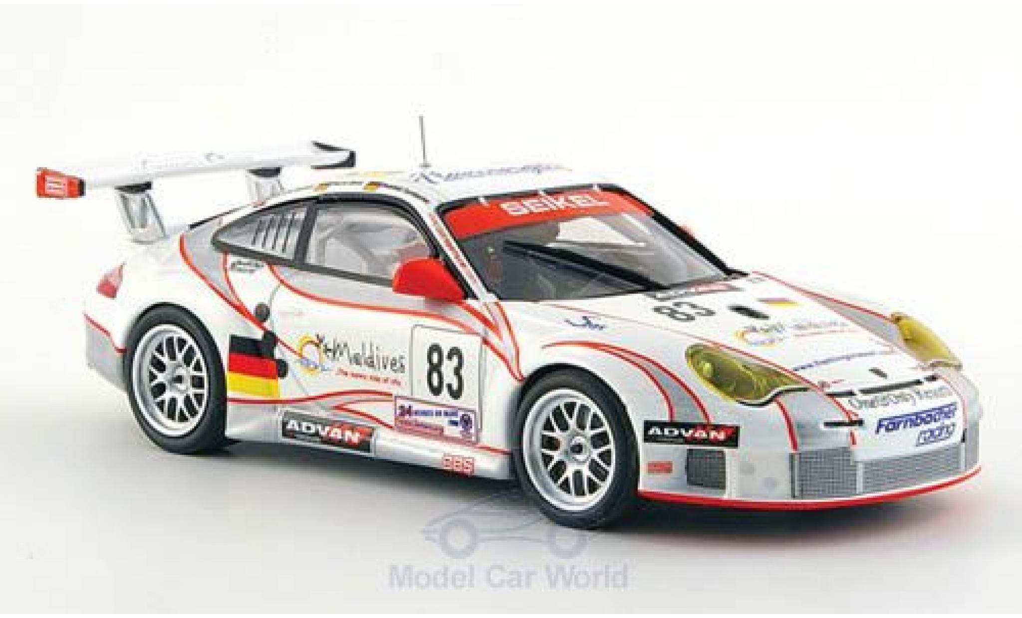 Porsche 997 GT3 RSR 1/43 Minichamps 911 GT3 RSR No.83 Seikel Motorsport 24h Le Mans 2006 L.E.Nielsen/P.Ehret/D.Farnbacher modellino in miniatura