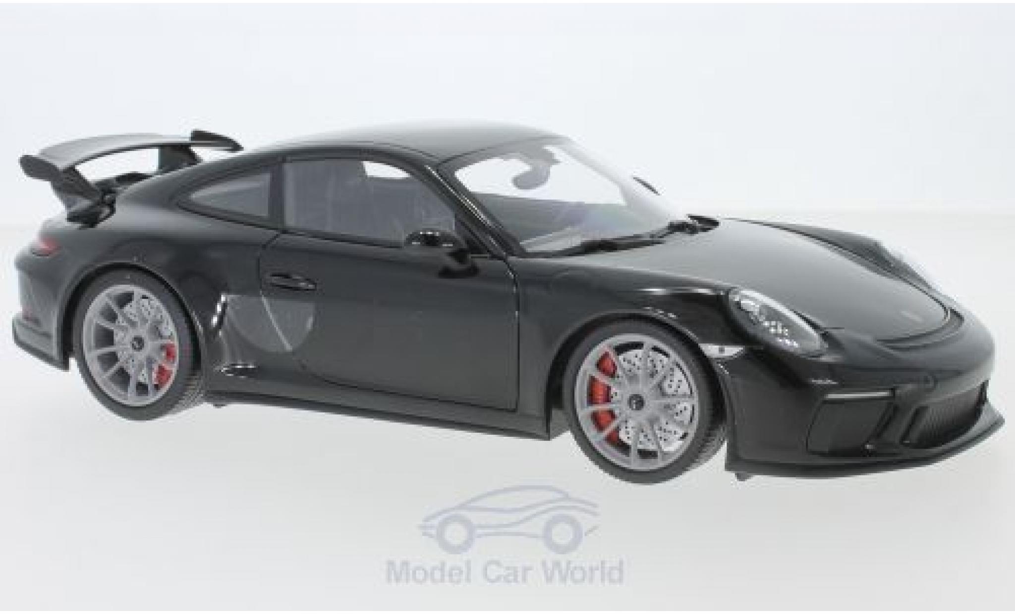 Porsche 991 GT3 1/18 Minichamps 911 GT3 nero 2017 modellino in miniatura