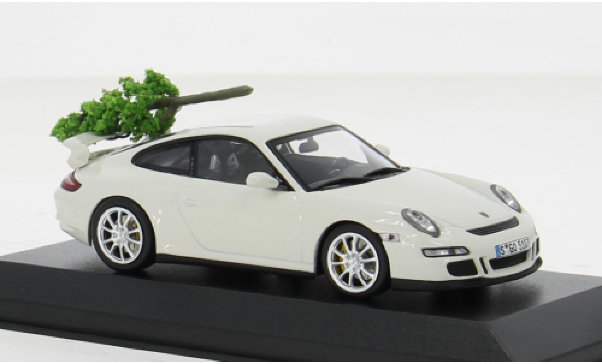 Porsche 997 GT3 1/43 Minichamps 911 weiss 2006 1:43 modellino in miniatura