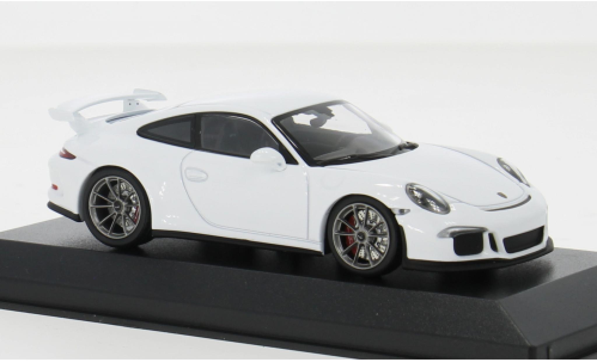 Porsche 991 GT3 1/43 Minichamps 911 weiss 2012 1:43 modellino in miniatura