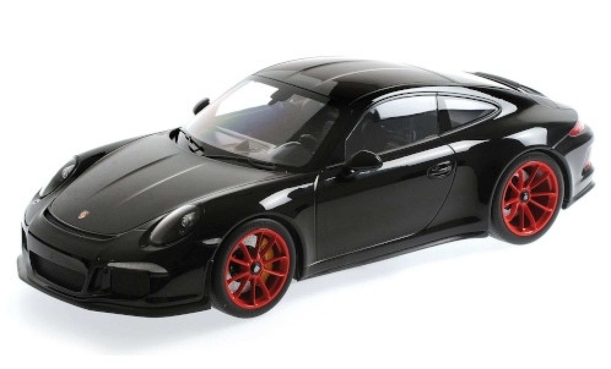 Porsche 991 R 1/12 Minichamps 911 R nero 2016 rosso jantes modellino in miniatura