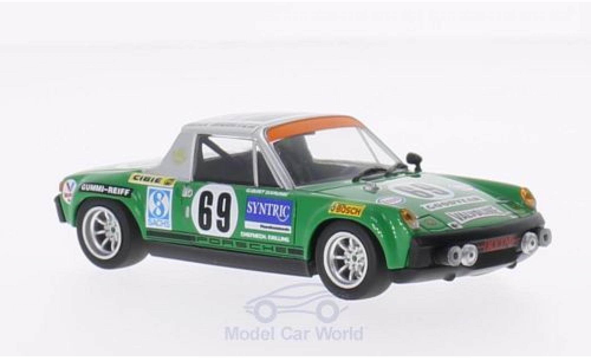 Porsche 914 1/43 Minichamps /6 No.69 Max Moritz Racing 24h Le Mans 1971 G.Quist/D.Krumm modellino in miniatura