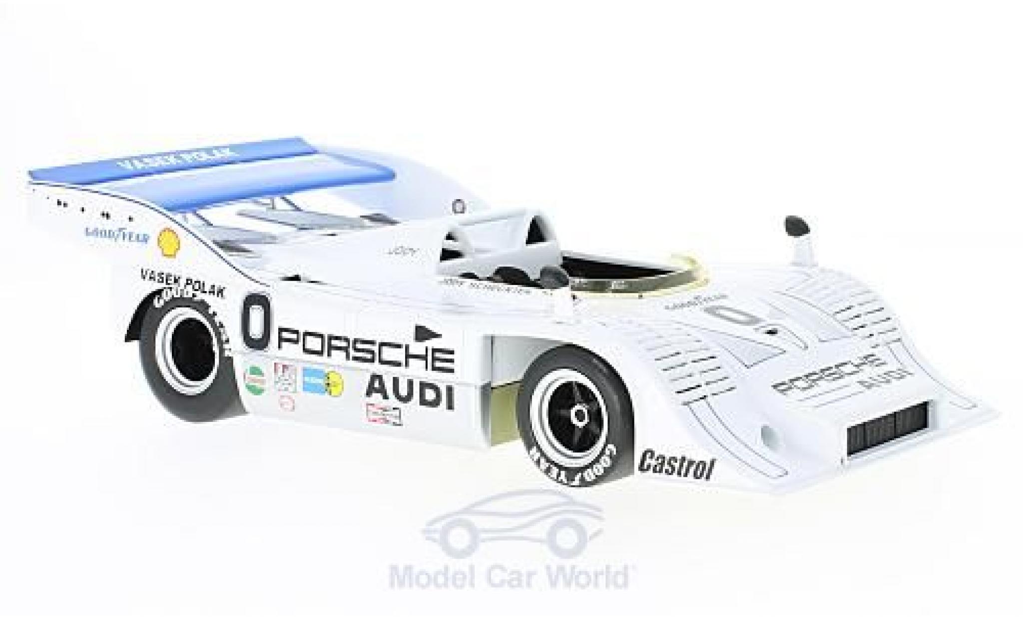 Porsche 917 1973 1/18 Minichamps /10 RHD Vasek Polak Racing Can-Am Mosport 1973 J.Scheckter modellino in miniatura