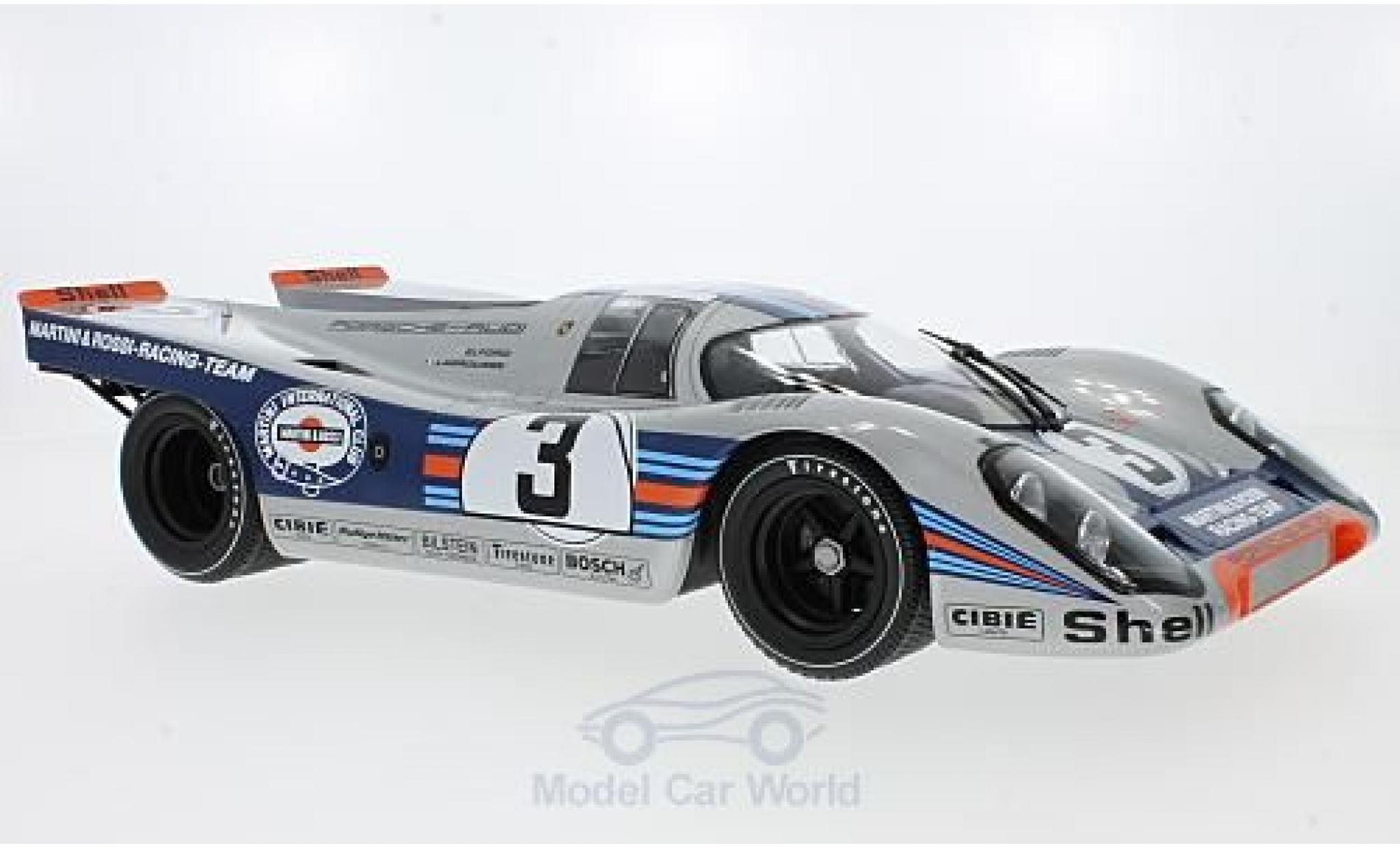 Porsche 917 1971 1/12 Minichamps K No.3 Martini & Rossi Racing Martini 12h Sebring 1971 V.Elford/G.Larrousse modellino in miniatura