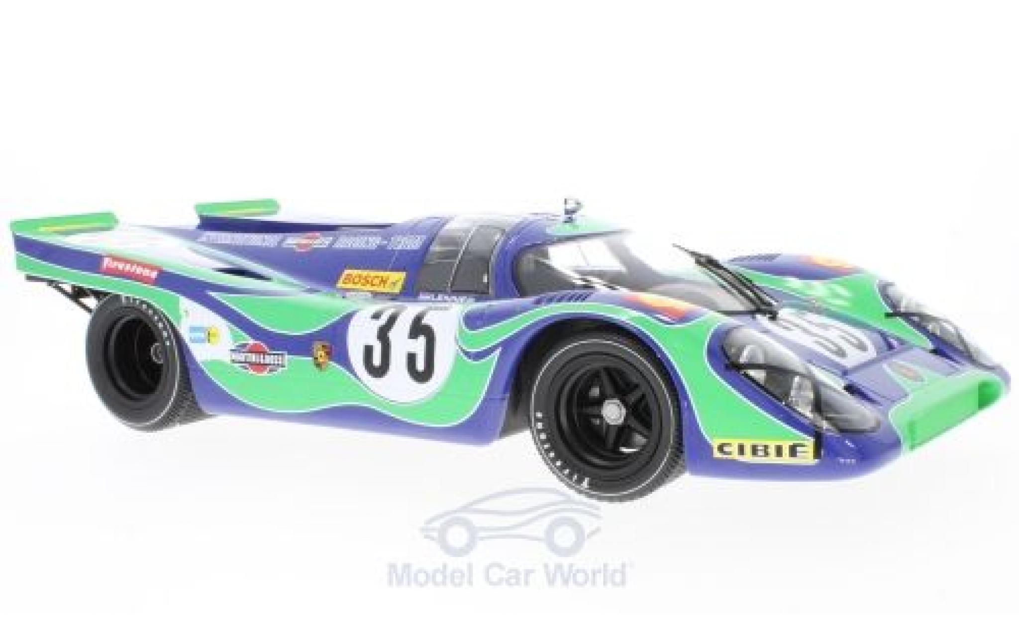 Porsche 917 1970 1/12 Minichamps K No.35 Martini International & Rossi Racing 6h Watkins Glen 1970 G.van Lennep/G.Larrousse modellino in miniatura