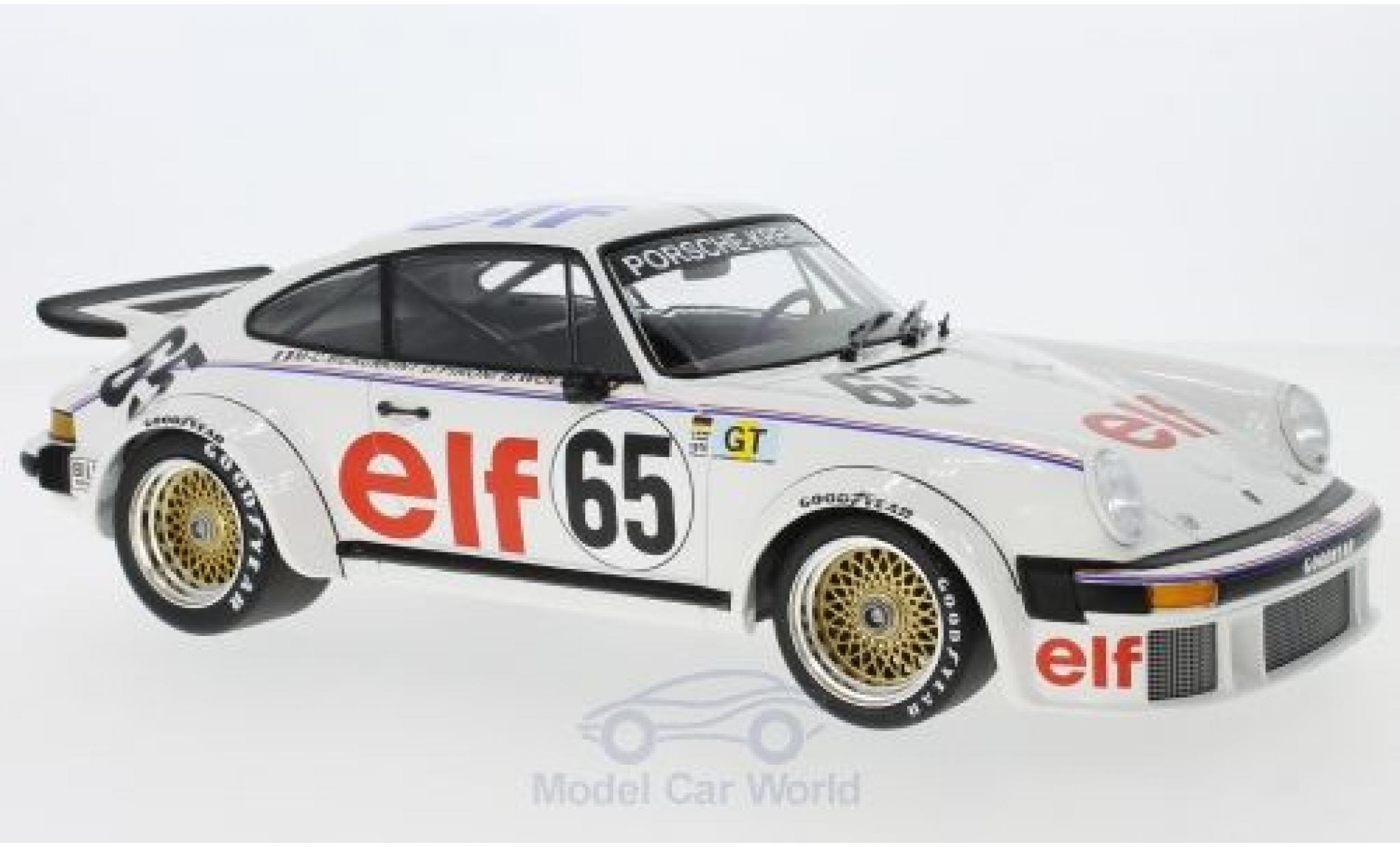 Porsche 934 1976 1/18 Minichamps No.65 Kremer Racing 24h Le Mans 1976 B.Wollek/E.Pirro/M.-C.Beaumont modellino in miniatura