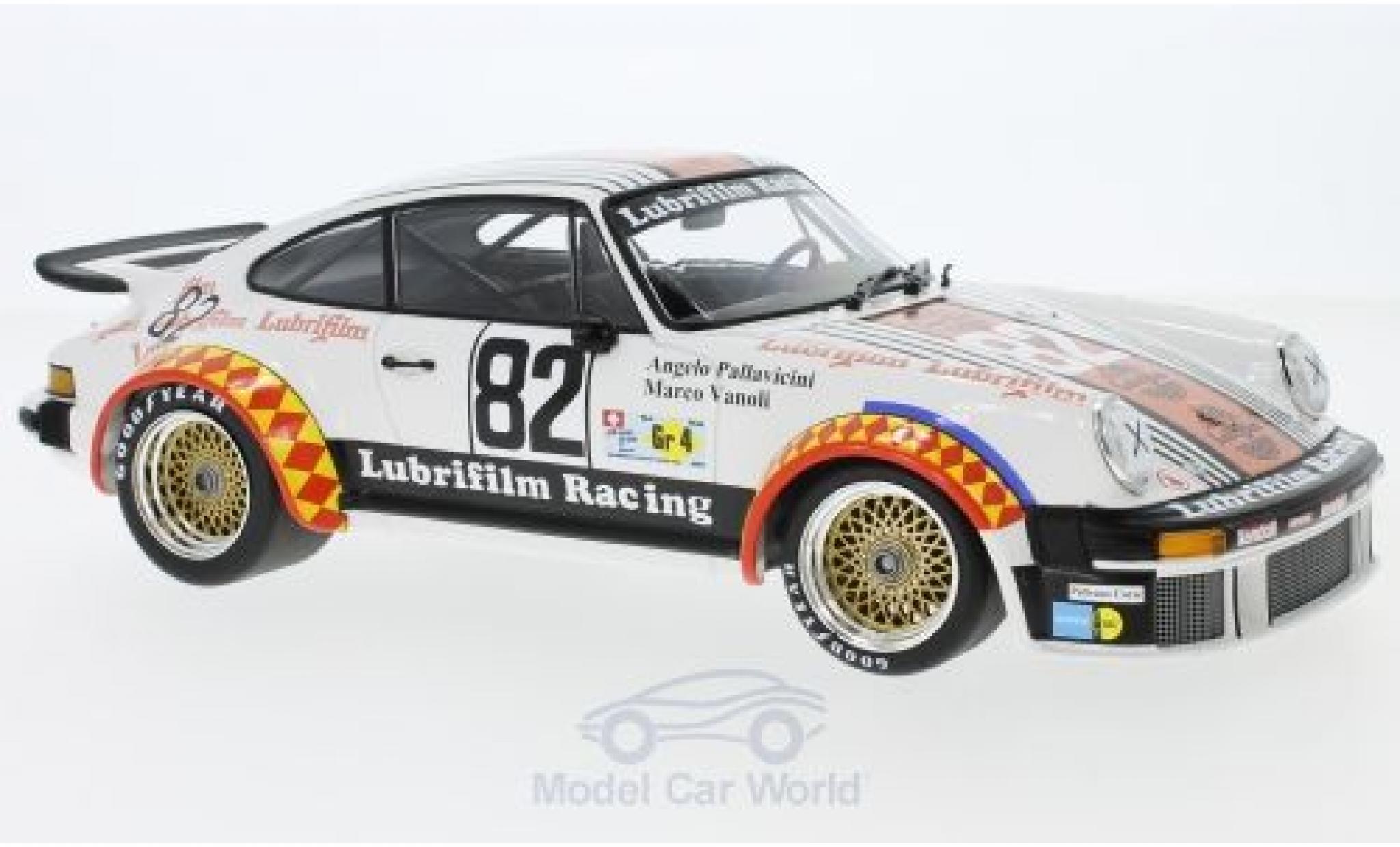 Porsche 934 1979 1/18 Minichamps No.82 Lubrifilm Racing Team 24h Le Mans 1979 H.Müller/A.Pallavicini/M.Vanoli modellino in miniatura
