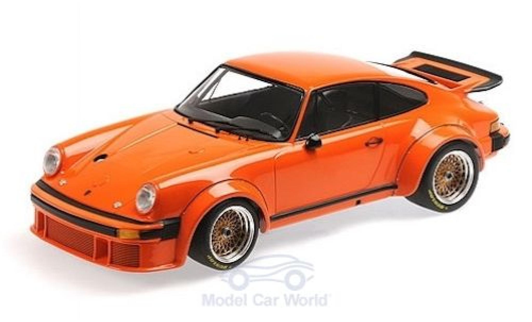 Porsche 934 1976 1/12 Minichamps orange 1976 modellino in miniatura