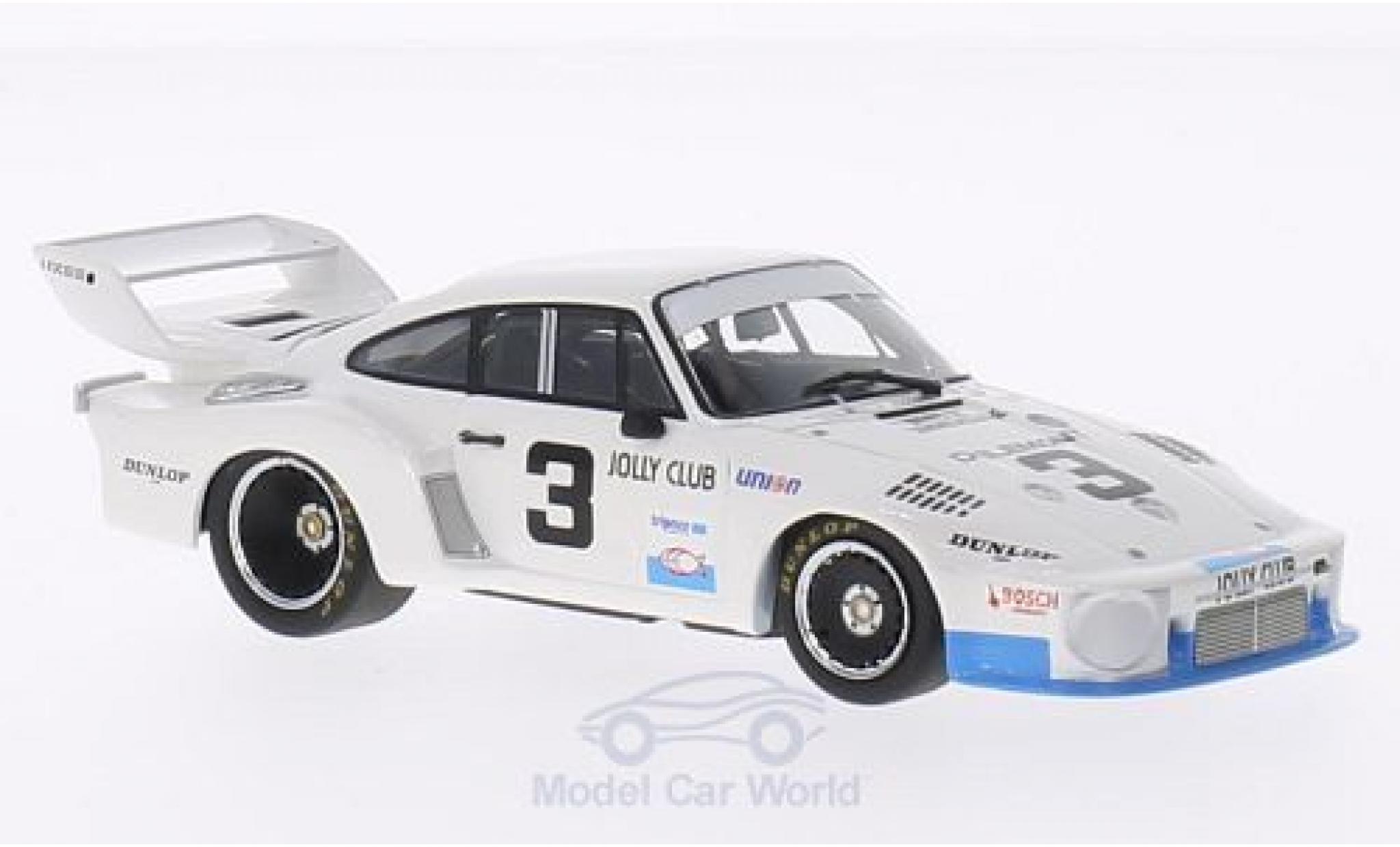 Porsche 935 1977 1/43 Minichamps No.3 Jolly Club 24h Daytona 1977 C.Facetti/M.Finotto/R.Camathias modellino in miniatura