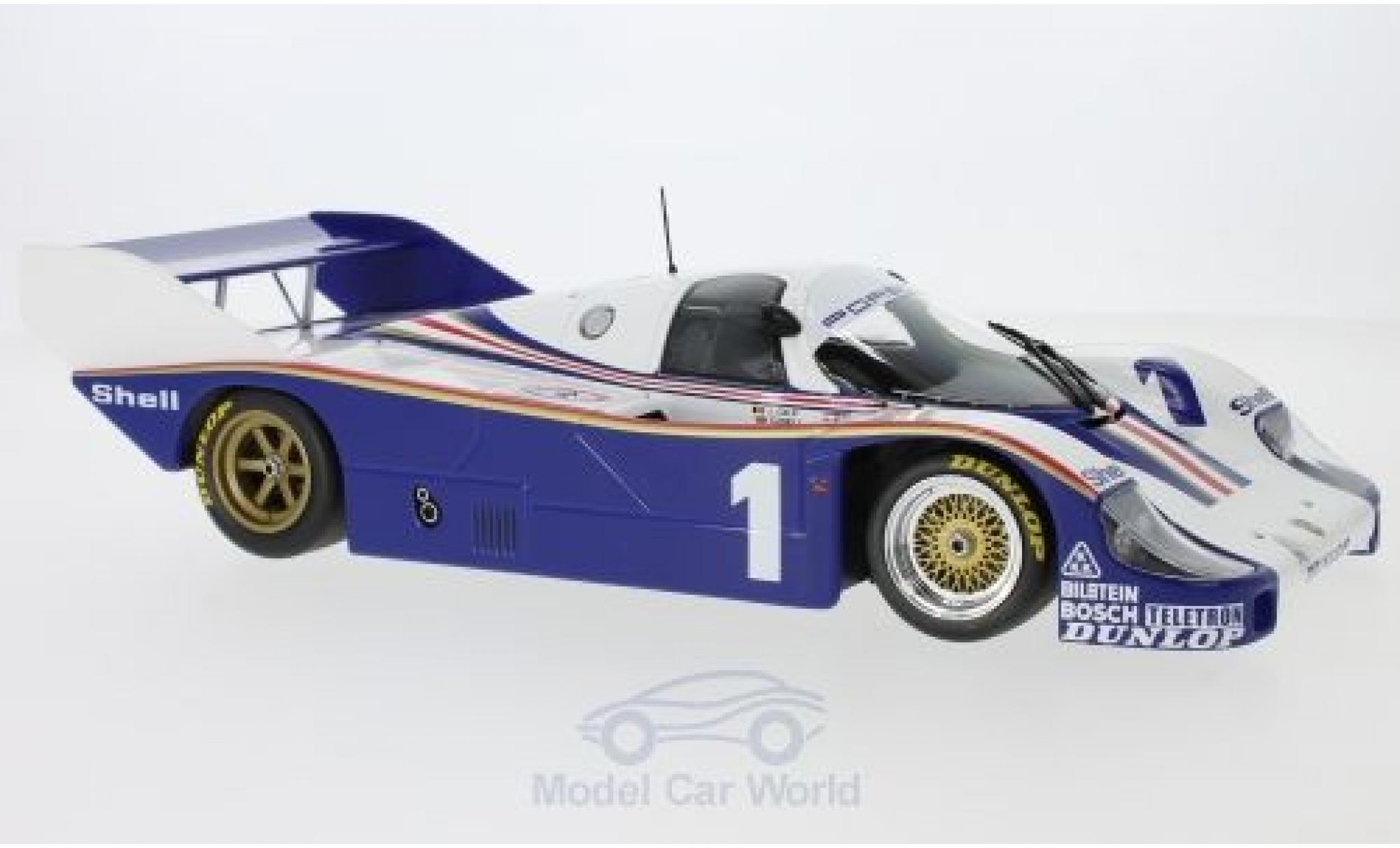 Porsche 956 1982 1/18 Minichamps K No.1 System Racing 6h Silverstone 1982 mit Decals J.Ickx/D.Bell modellino in miniatura