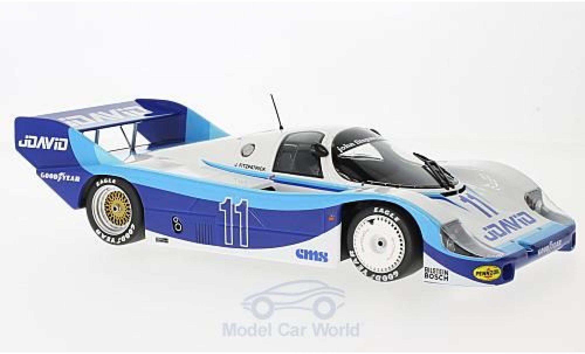 Porsche 956 1983 1/18 Minichamps K No.11 John Fitzpatrick Racing JDavid DRM Bergischer Löwe Zolder 1983 J.Fitzpatrick modellino in miniatura