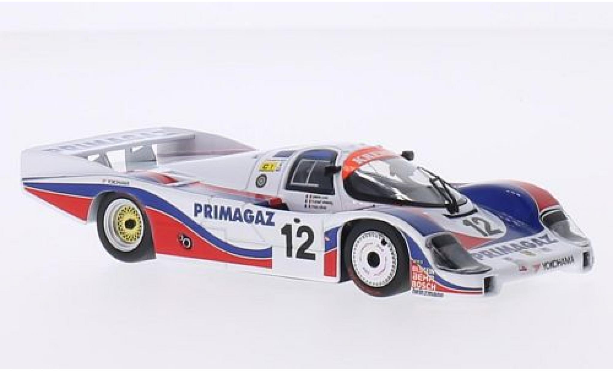 Porsche 956 1986 1/43 Minichamps L No.12 Kremer Racing Primagaz 24h Le Mans 1986 P.Yver/M.Cohen-Olivar/H.Striebig modellino in miniatura
