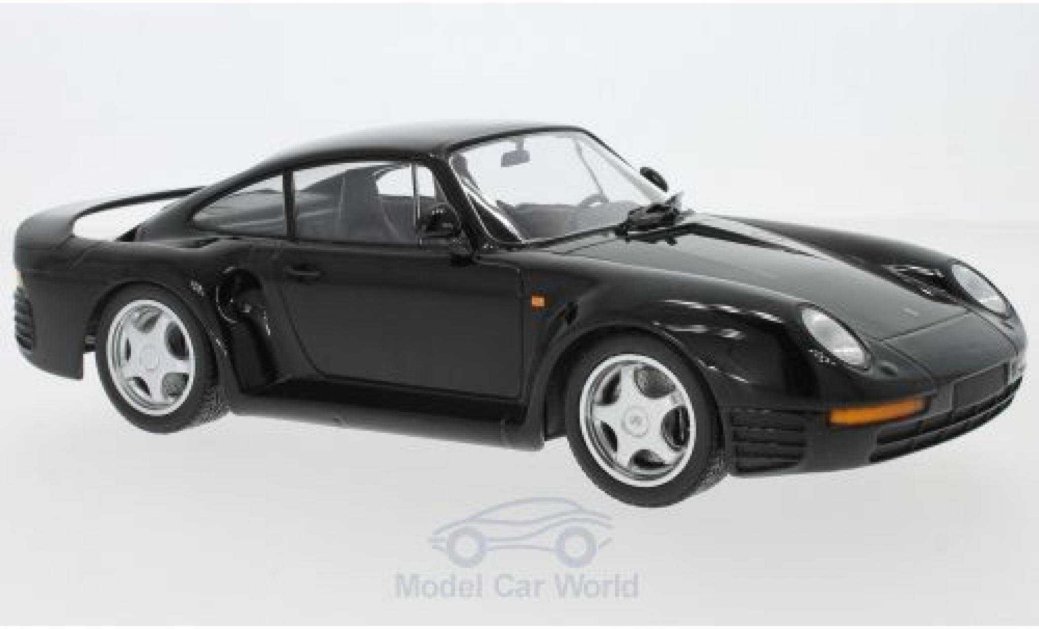 Porsche 959 1987 1/18 Minichamps nero 1987 modellino in miniatura