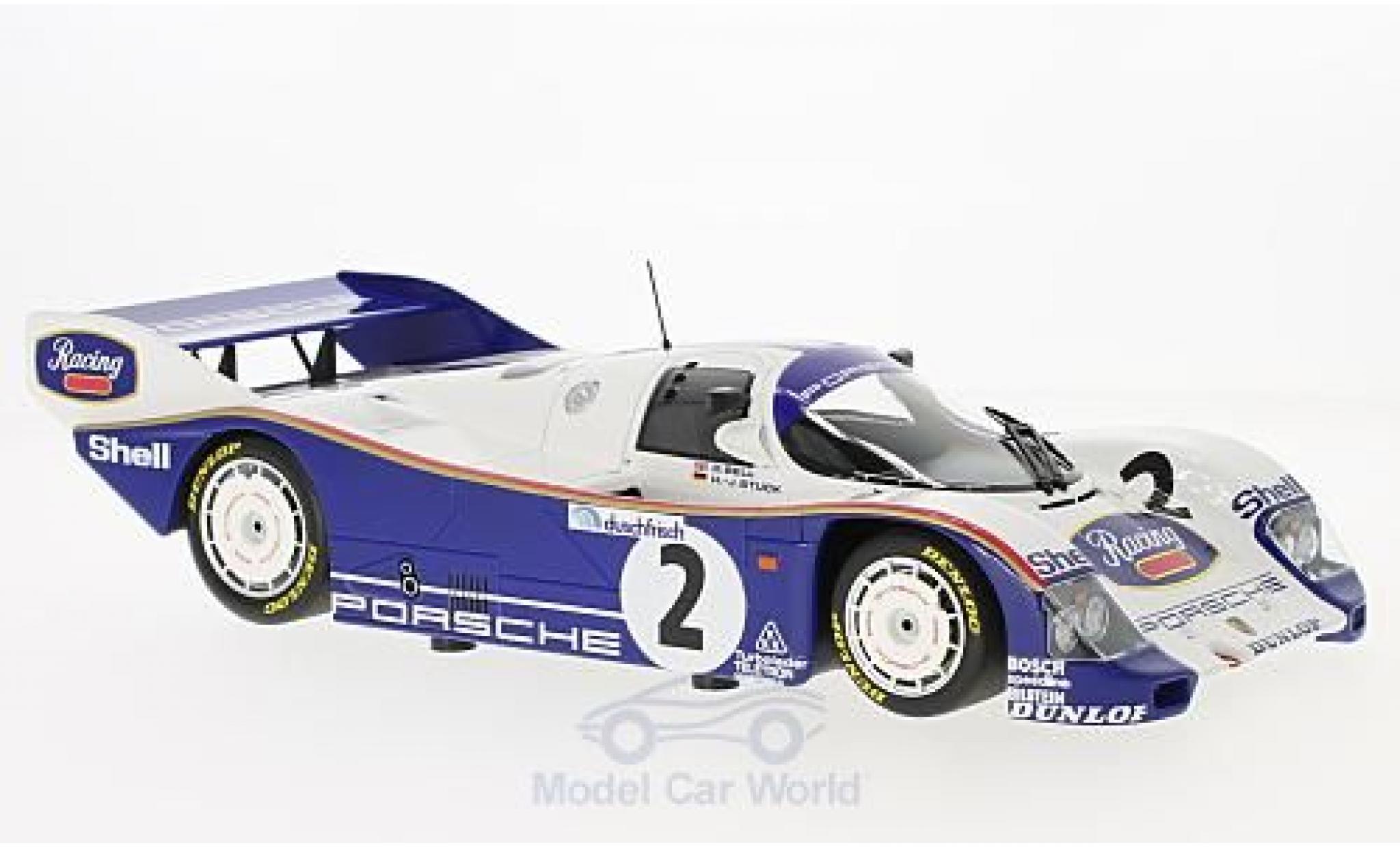 Porsche 962 1985 1/18 Minichamps C No.2 AG 1000 Km Hockenheim 1985 H-J.Stuck/D.Bell modellino in miniatura