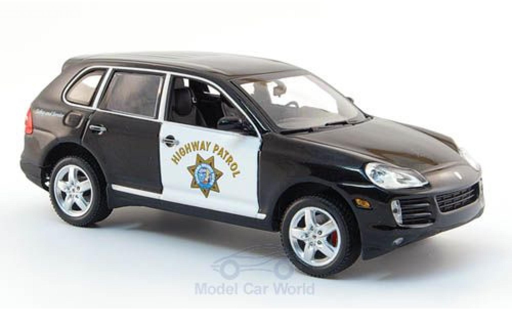 Porsche Cayenne S 1/43 Minichamps Highway Patrol 2007 Polizei modellino in miniatura