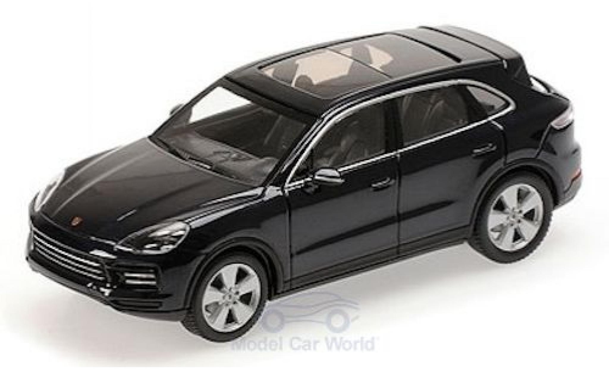 Porsche Cayenne 1/43 Minichamps metallico blu 2017 modellino in miniatura