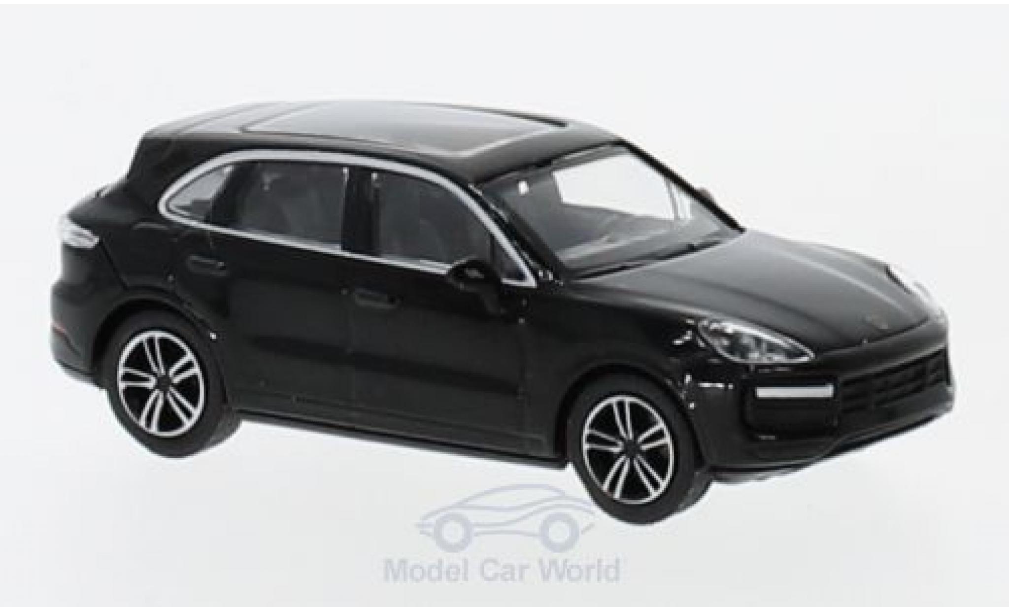 Porsche Cayenne Turbo 1/87 Minichamps Turbo nero 2017 modellino in miniatura
