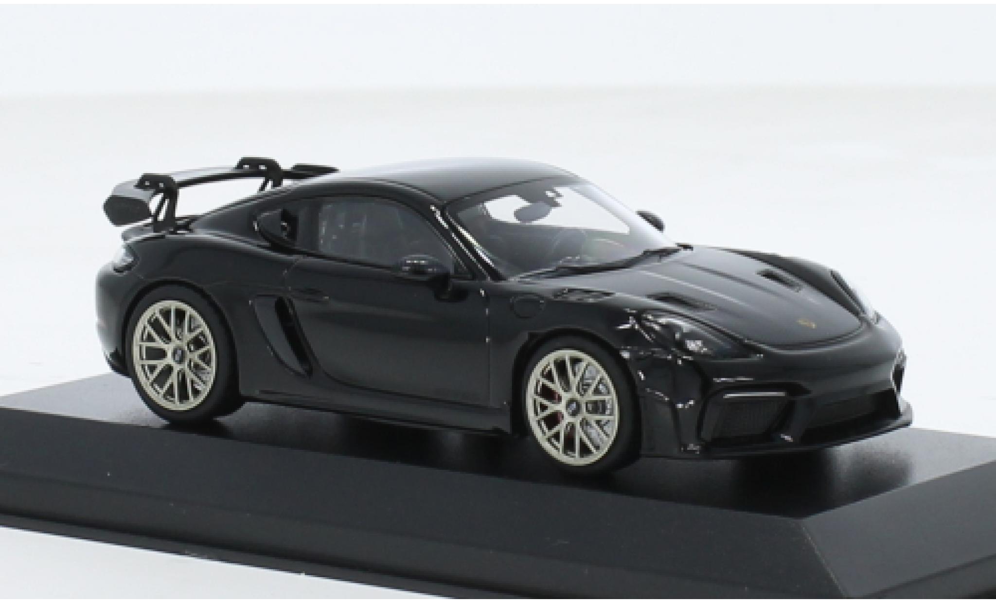 Porsche Cayman GT4 1/43 Minichamps RS schwarz 2021 1:43 modellino in miniatura